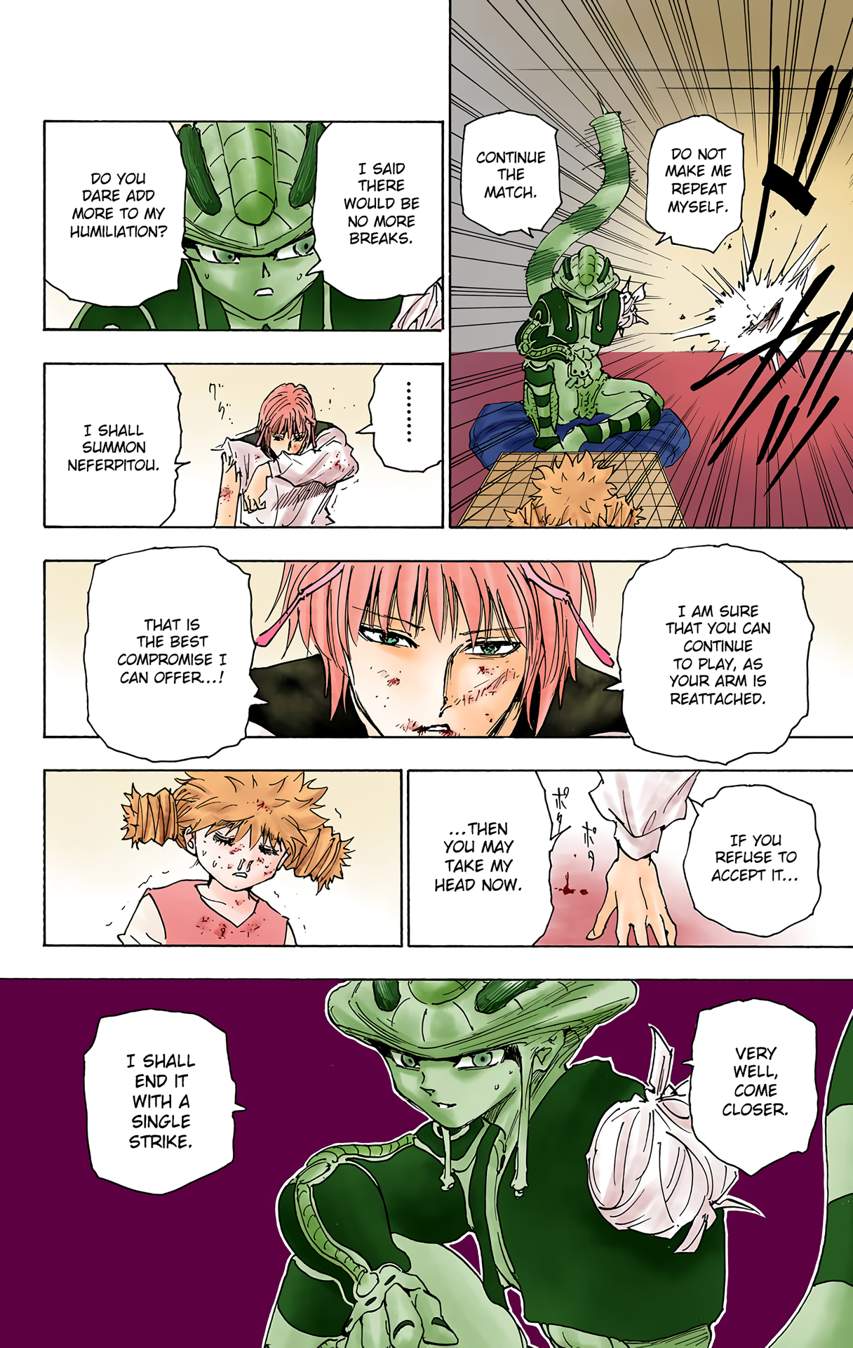 Halaman dari HUNTER x HUNTER (Official Colored) Chapter 249