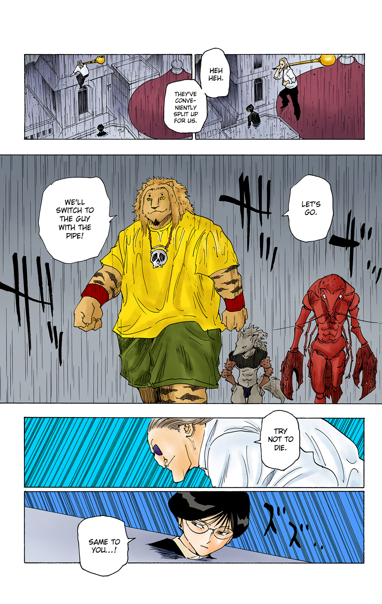 Halaman dari HUNTER x HUNTER (Official Colored) Chapter 249