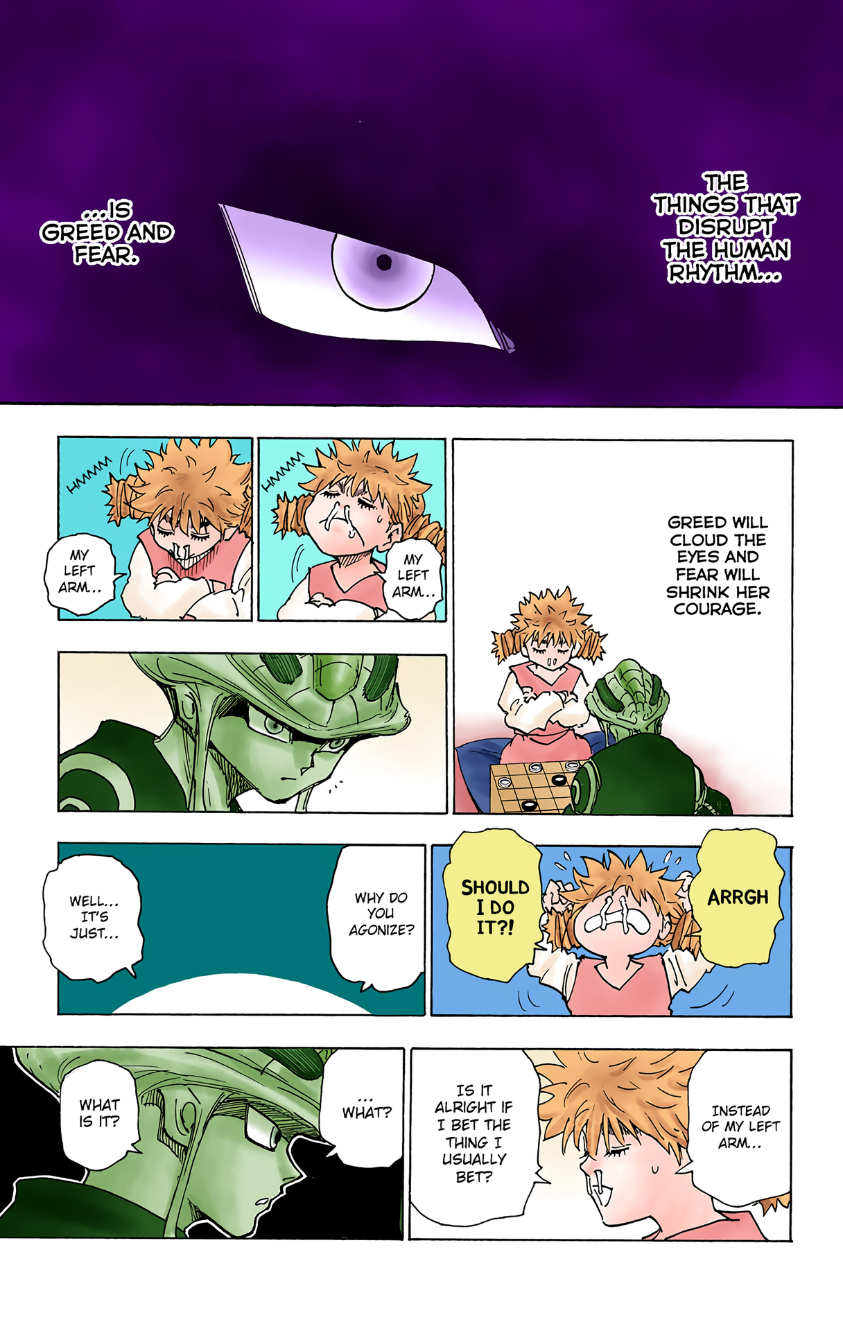 Halaman dari HUNTER x HUNTER (Official Colored) Chapter 249