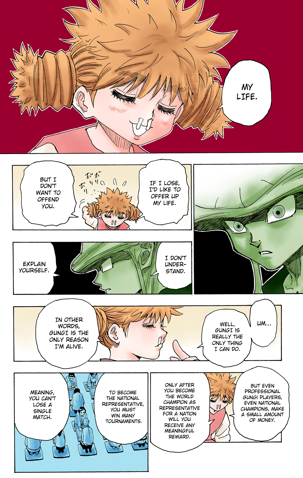 Halaman dari HUNTER x HUNTER (Official Colored) Chapter 249