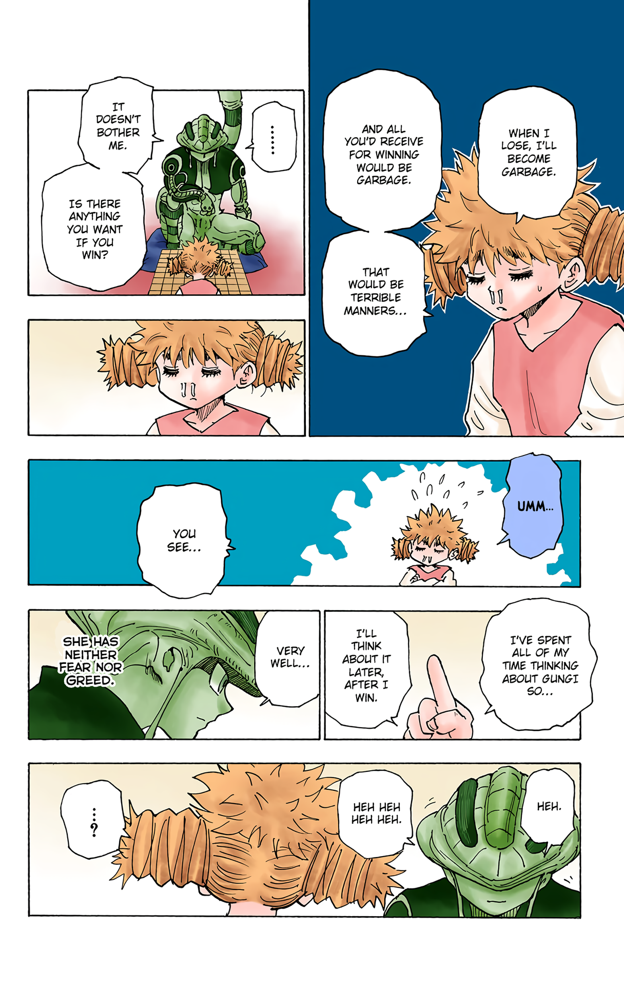 Halaman dari HUNTER x HUNTER (Official Colored) Chapter 249