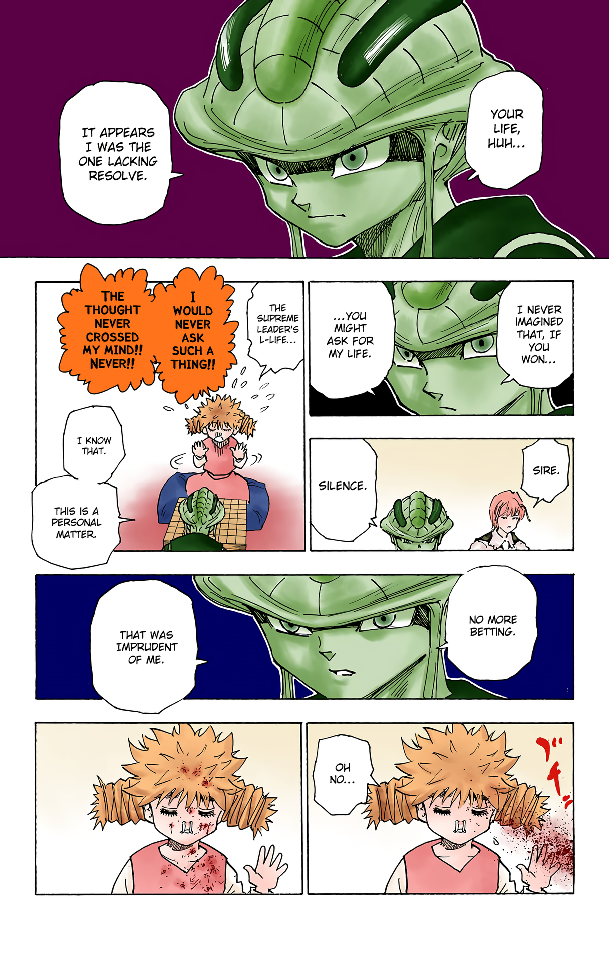 Halaman dari HUNTER x HUNTER (Official Colored) Chapter 249