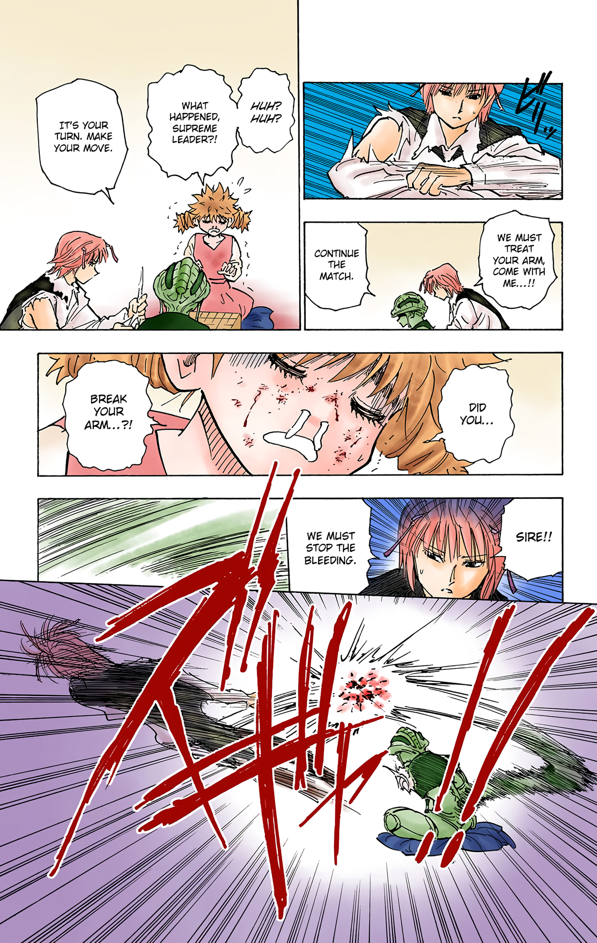 Halaman dari HUNTER x HUNTER (Official Colored) Chapter 249