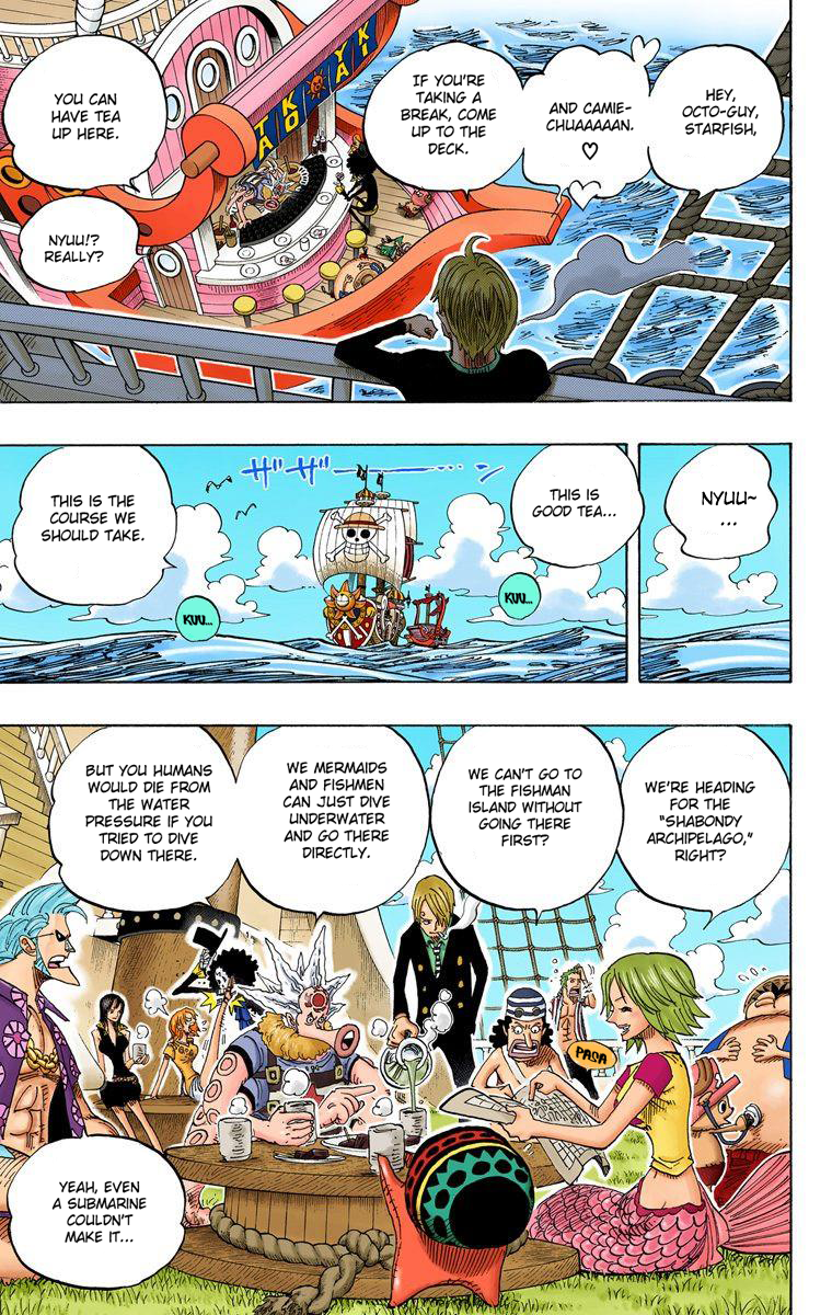 Halaman dari One Piece (Official Colored) Chapter 496