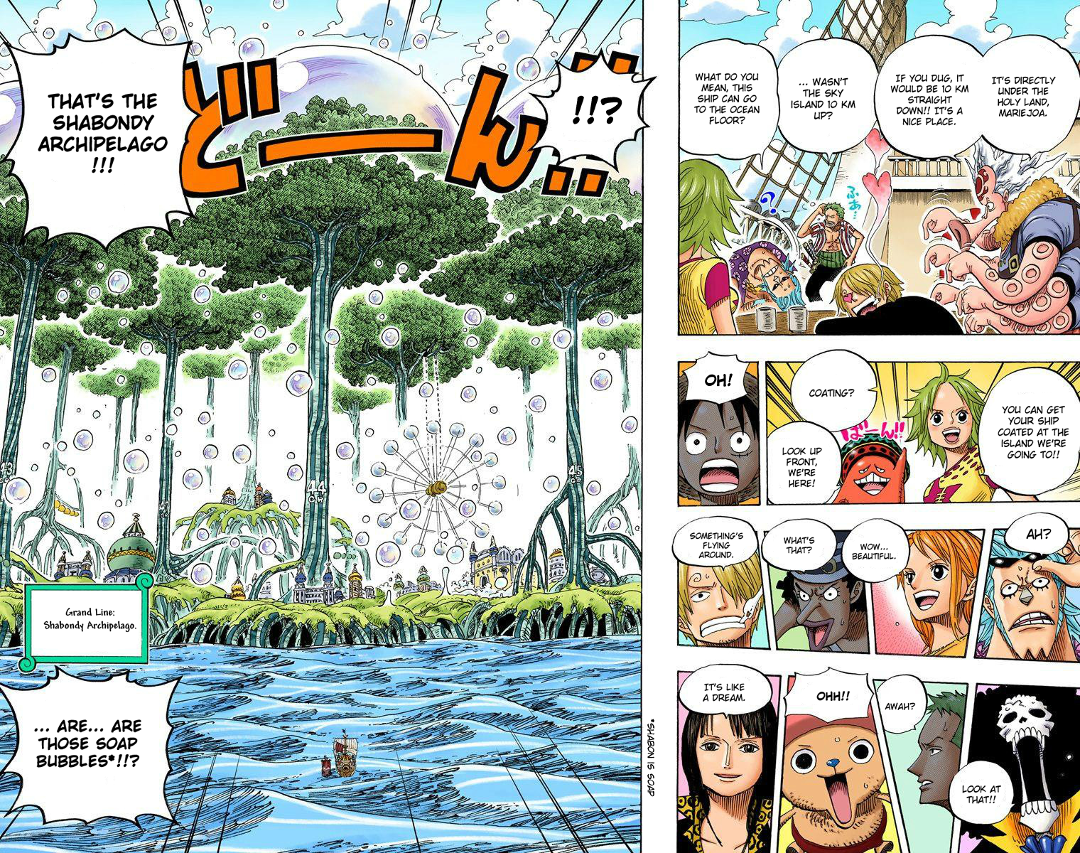 Halaman dari One Piece (Official Colored) Chapter 496