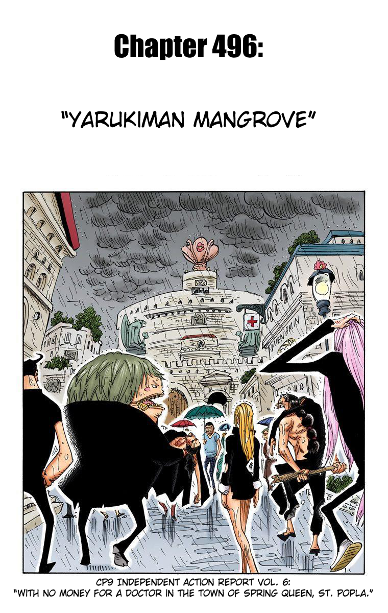 Halaman dari One Piece (Official Colored) Chapter 496