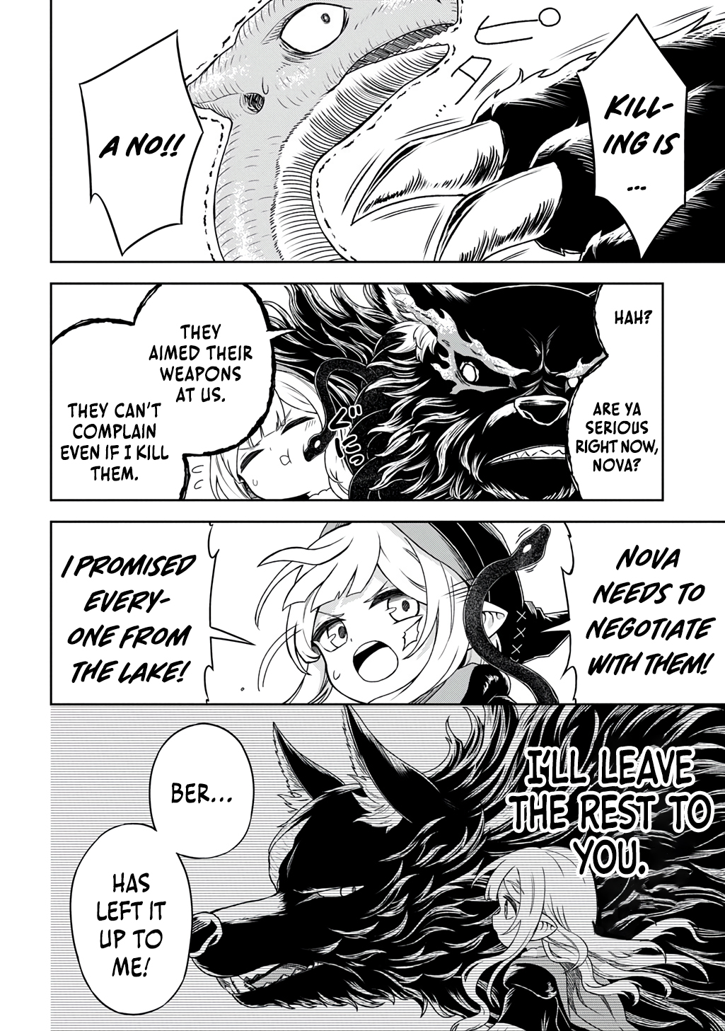 Halaman dari Mamono no Mori no Shojo Nova Chapter 7