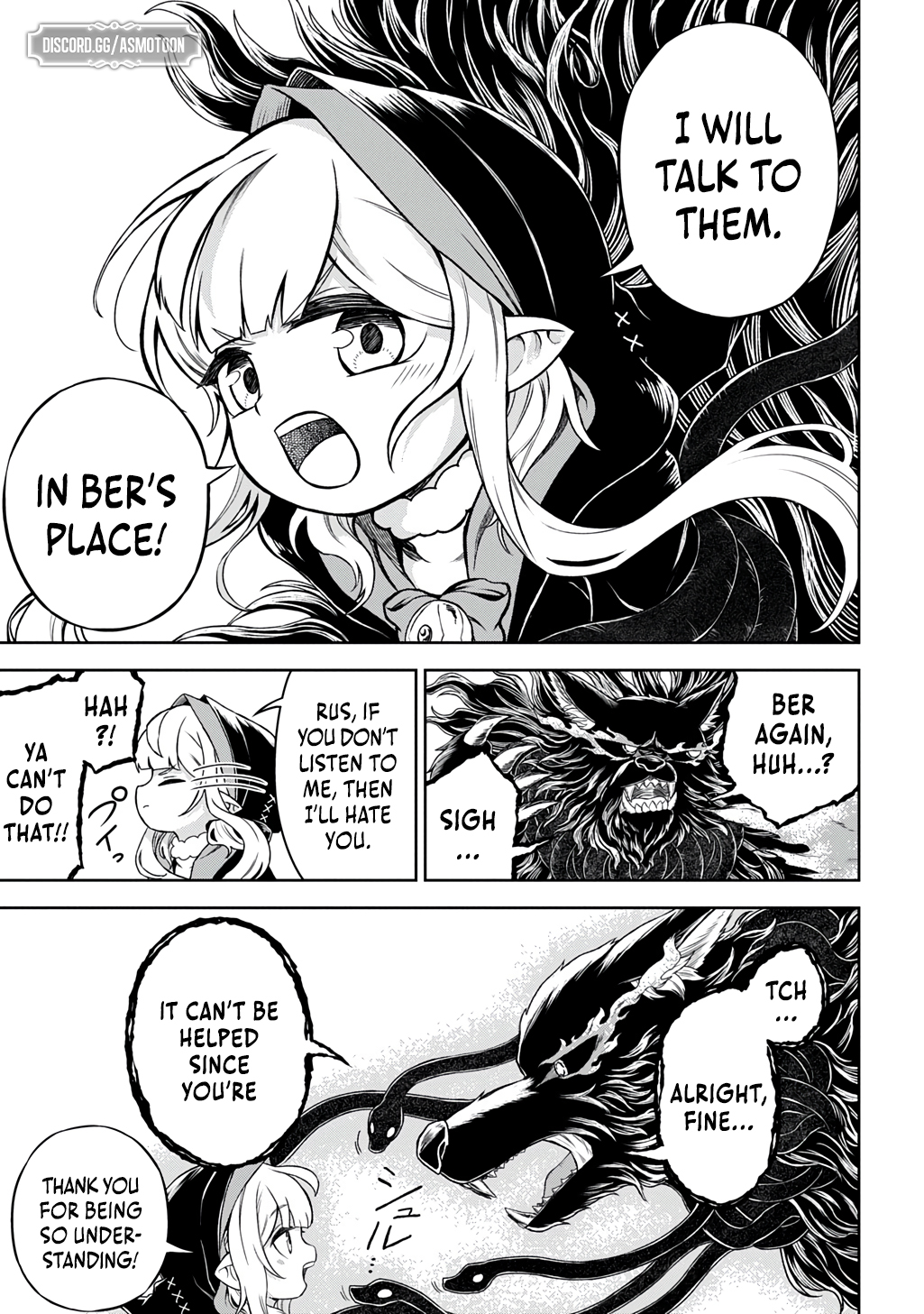 Halaman dari Mamono no Mori no Shojo Nova Chapter 7