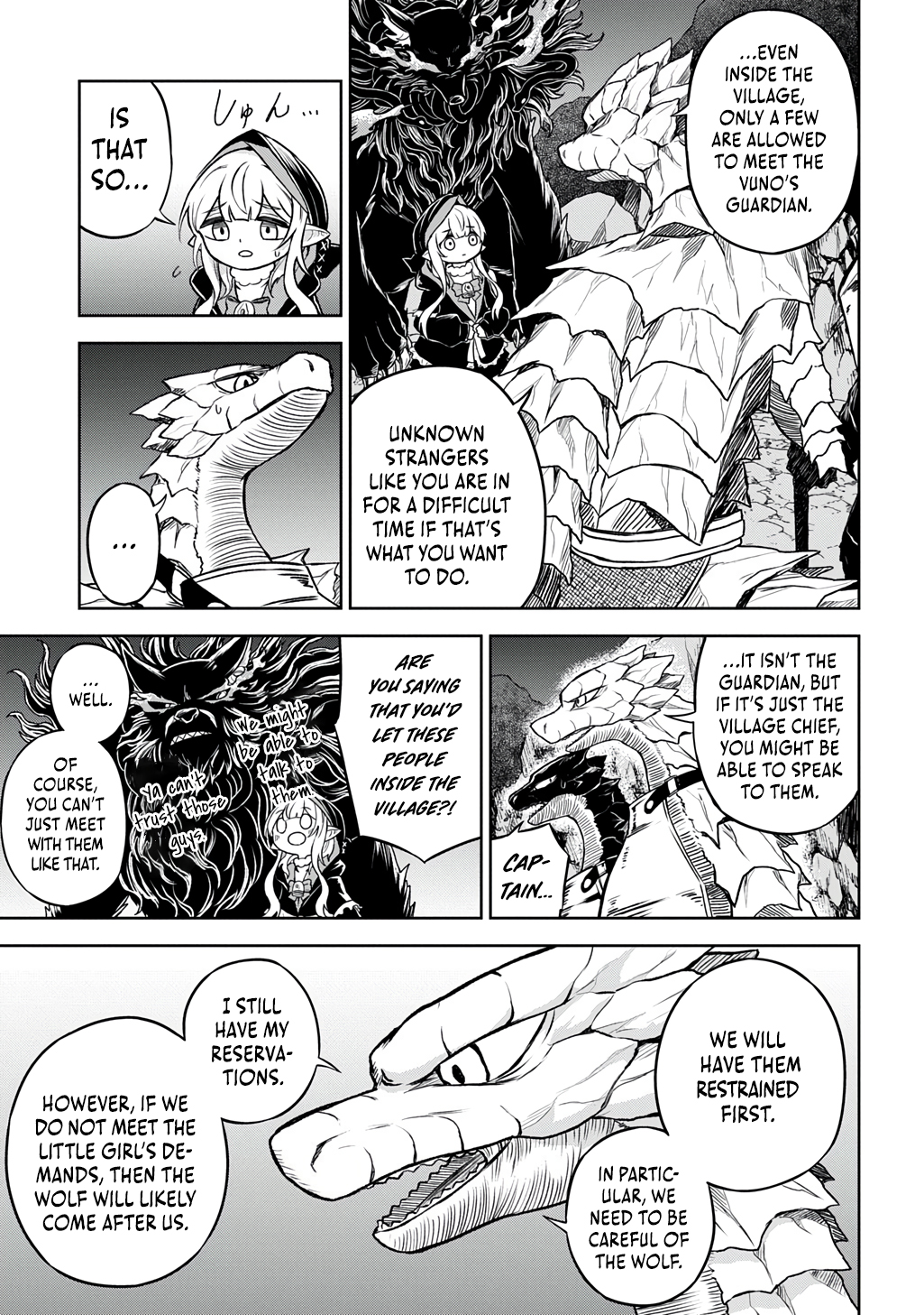 Halaman dari Mamono no Mori no Shojo Nova Chapter 7