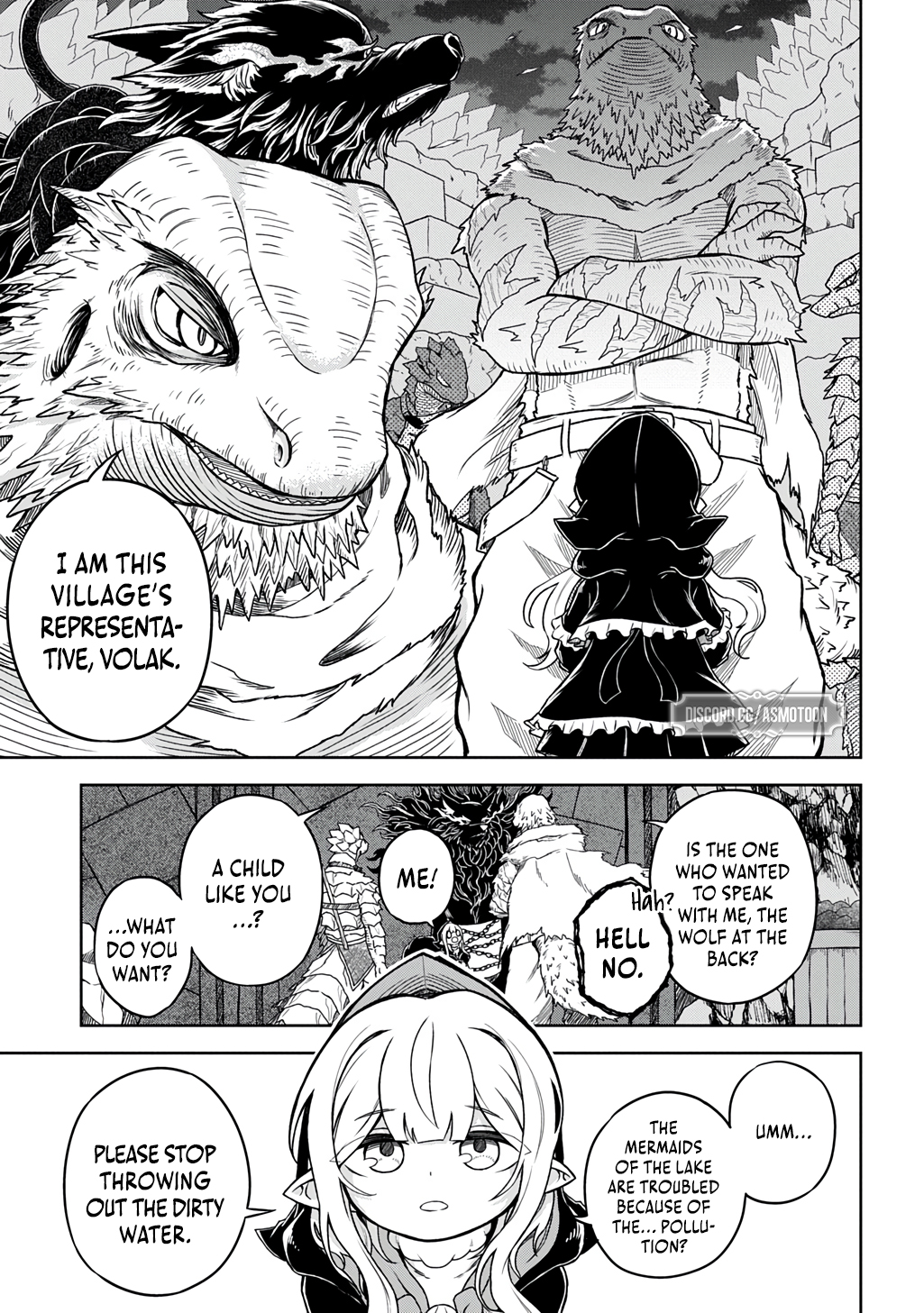 Halaman dari Mamono no Mori no Shojo Nova Chapter 7