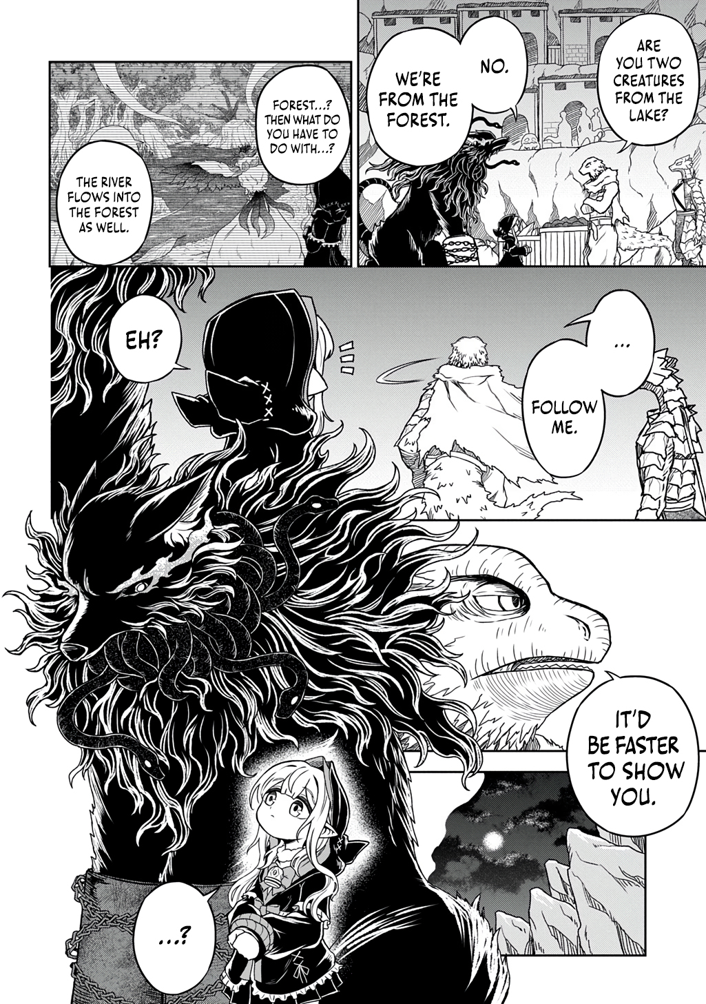 Halaman dari Mamono no Mori no Shojo Nova Chapter 7