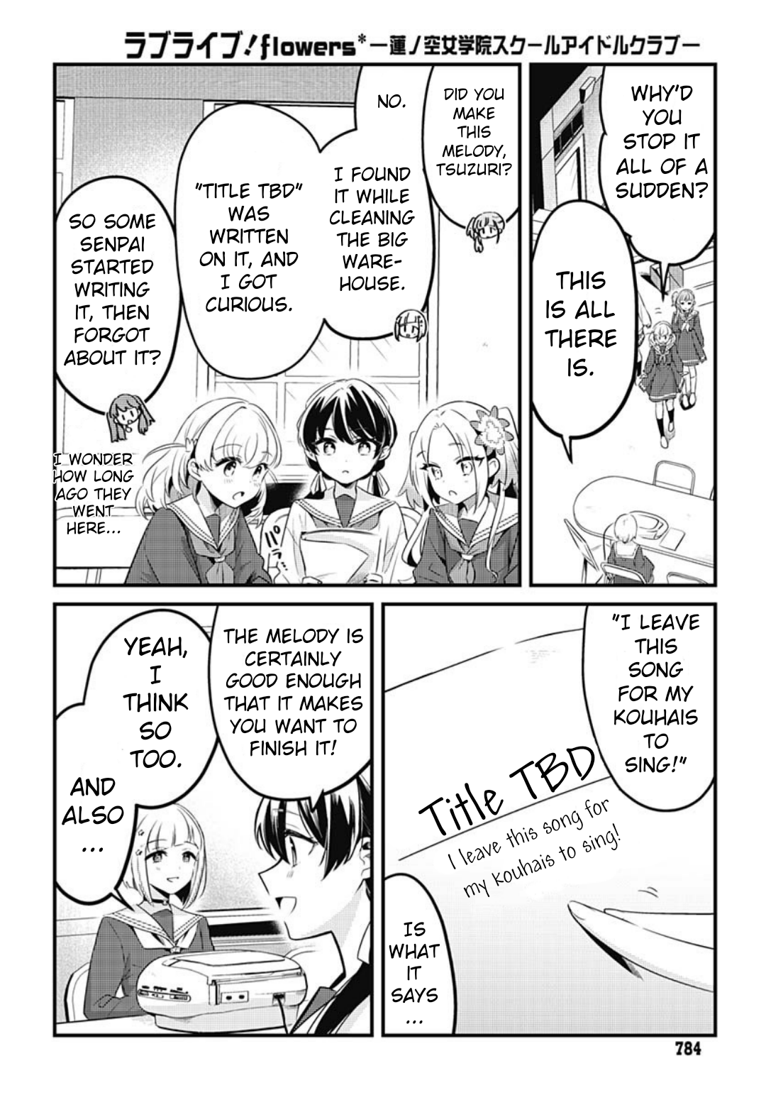 Love Live! flowers* - Hasunosora Girls' High School Idol Club - Chapter 13 Page 4