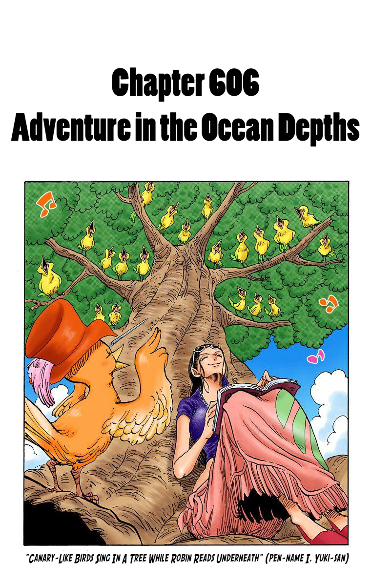 Halaman dari One Piece (Official Colored) Chapter 606