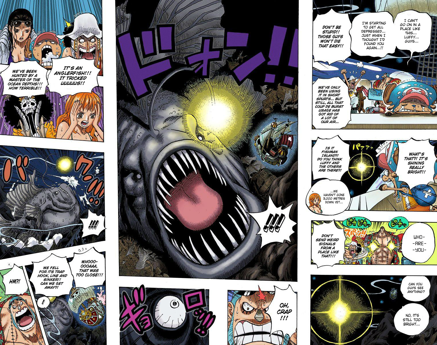 Halaman dari One Piece (Official Colored) Chapter 606