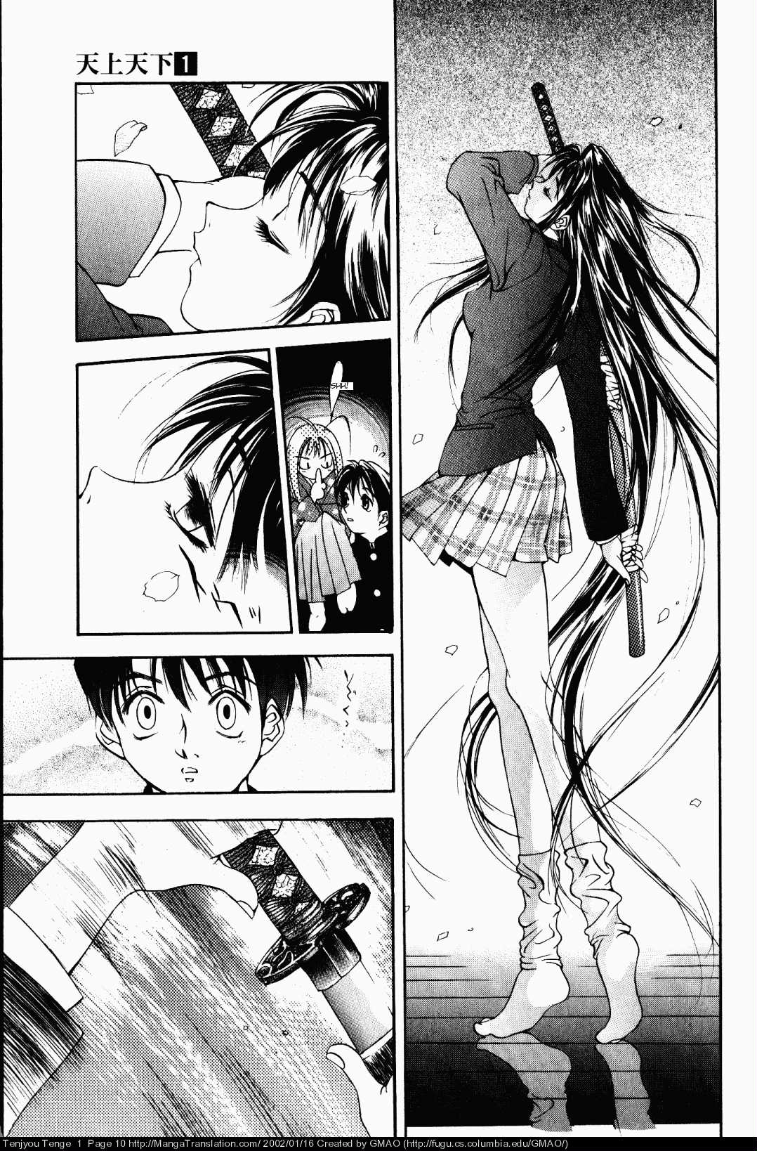 Halaman dari Tenjou Tenge Chapter 1
