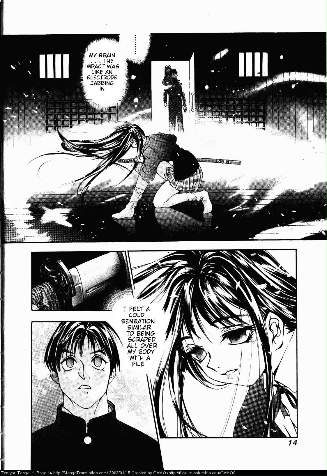 Halaman dari Tenjou Tenge Chapter 1