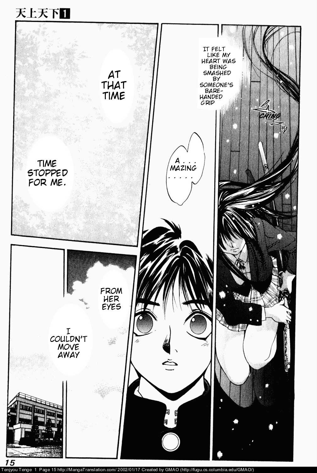 Halaman dari Tenjou Tenge Chapter 1