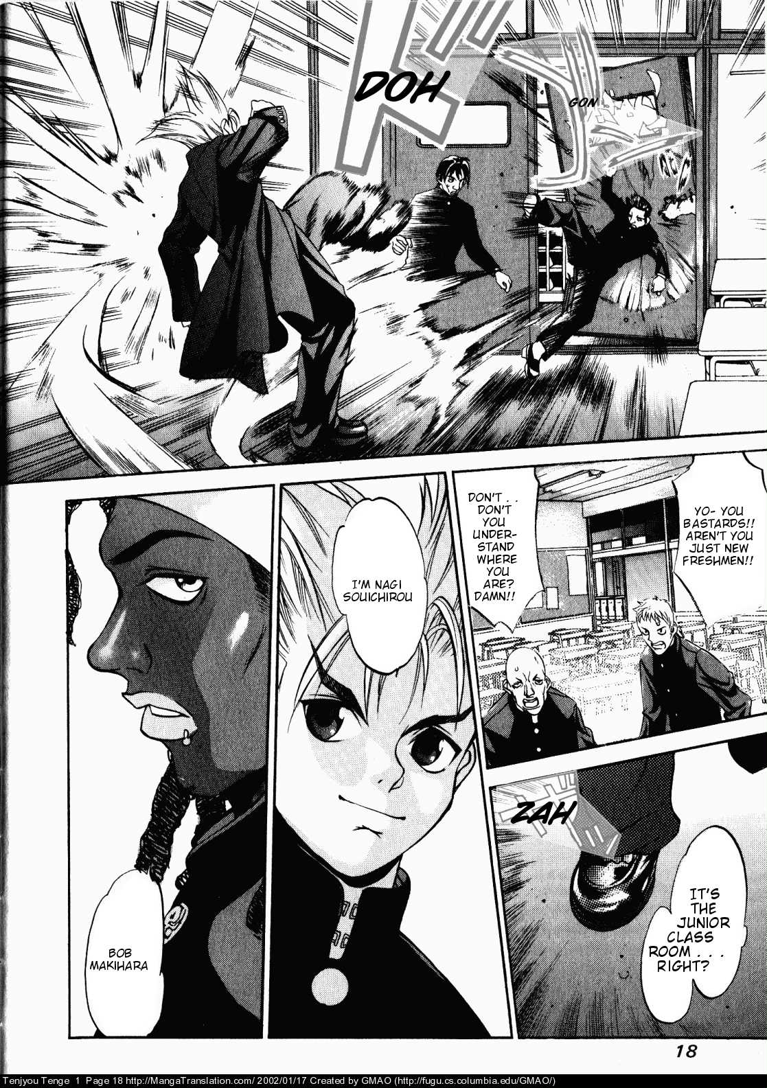 Halaman dari Tenjou Tenge Chapter 1