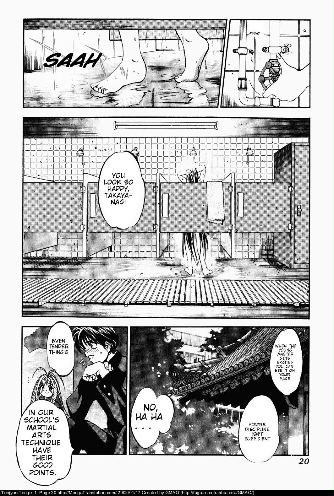 Halaman dari Tenjou Tenge Chapter 1