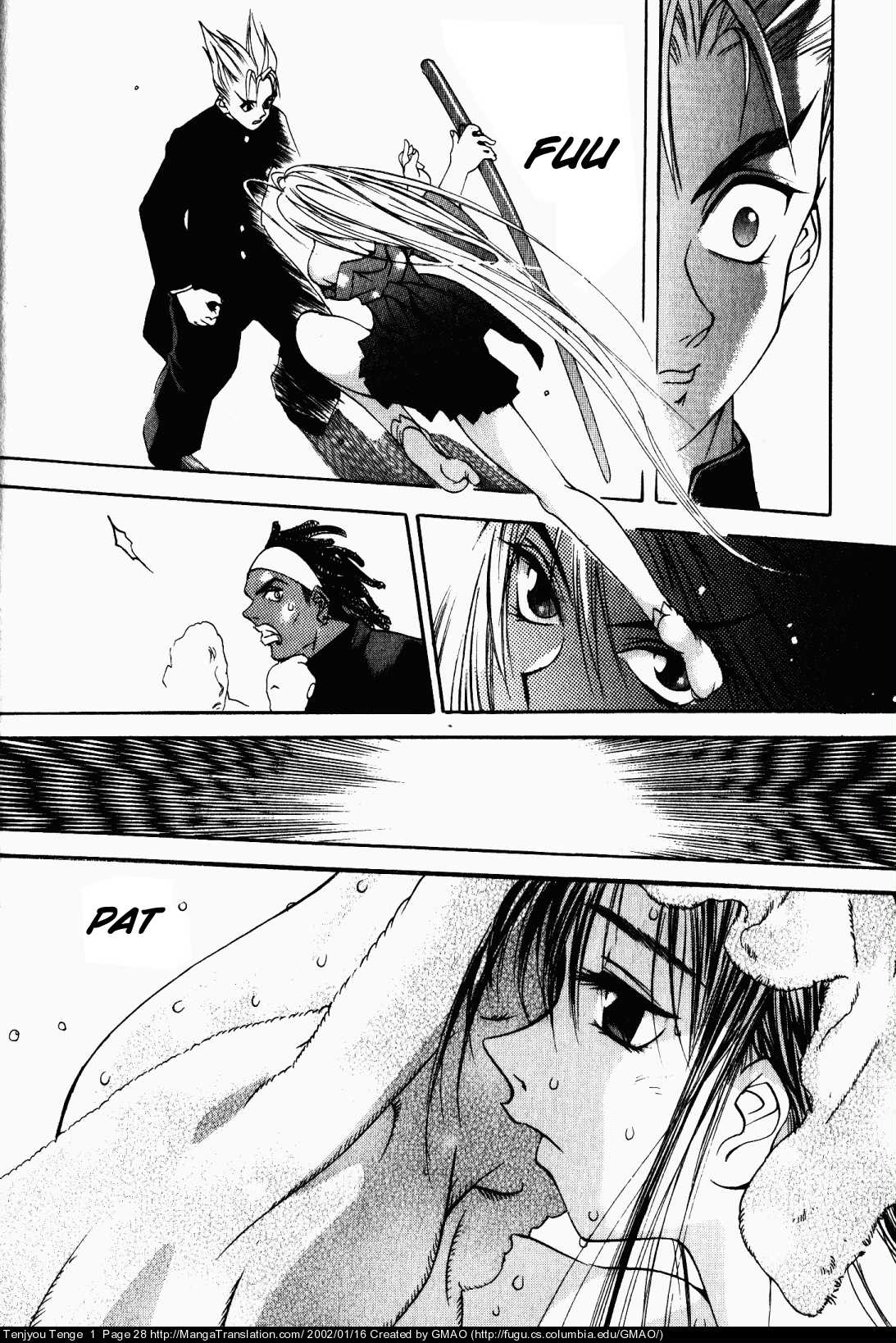 Halaman dari Tenjou Tenge Chapter 1