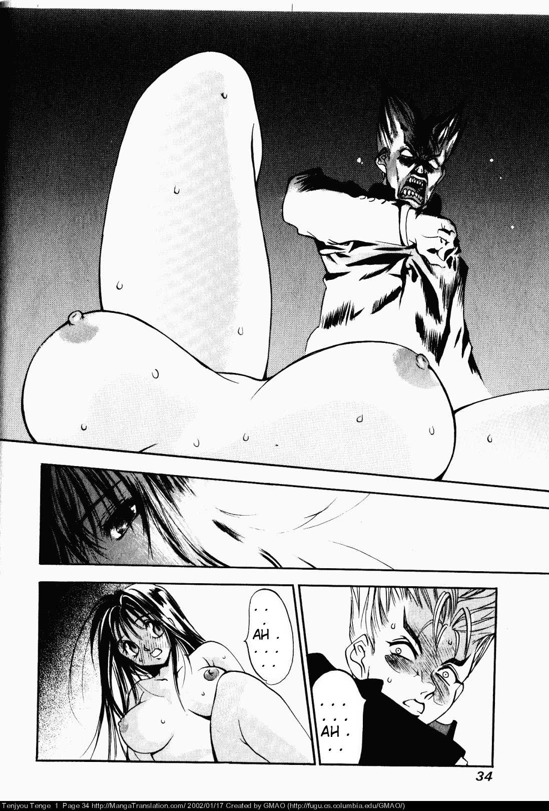 Halaman dari Tenjou Tenge Chapter 1
