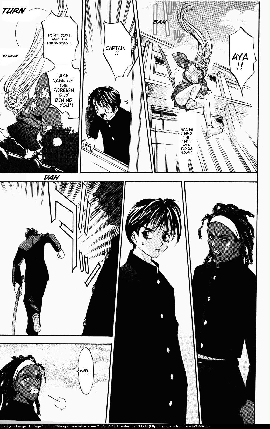 Halaman dari Tenjou Tenge Chapter 1