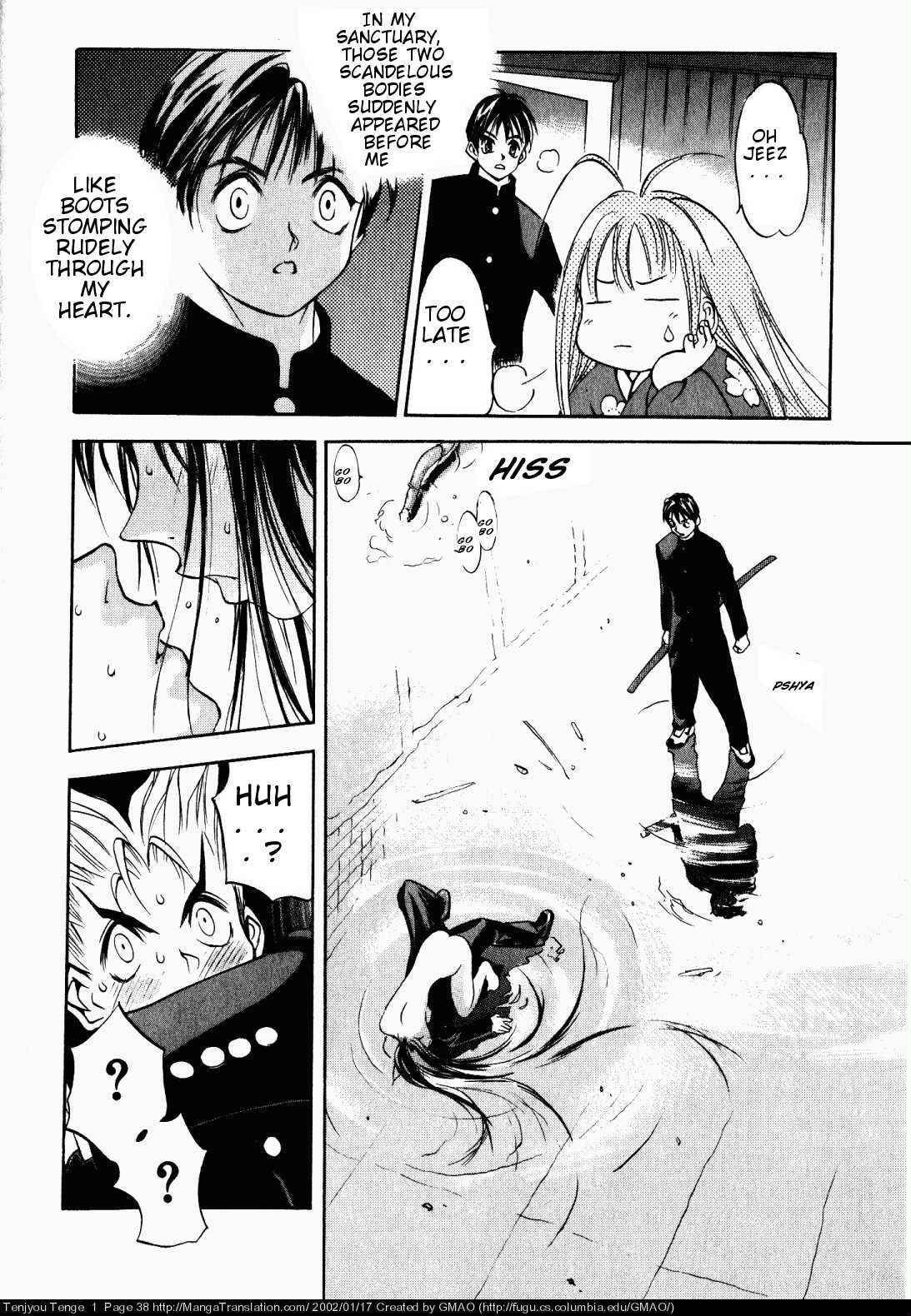 Halaman dari Tenjou Tenge Chapter 1