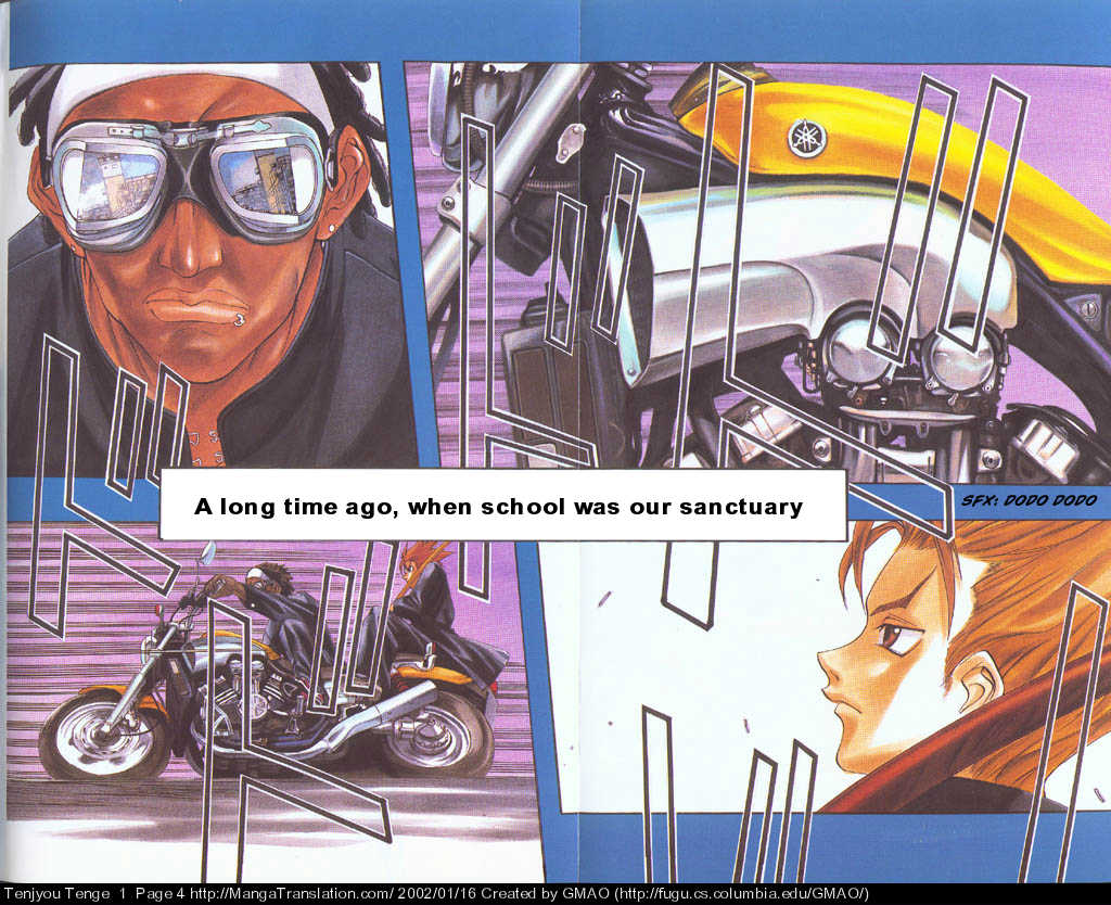 Halaman dari Tenjou Tenge Chapter 1