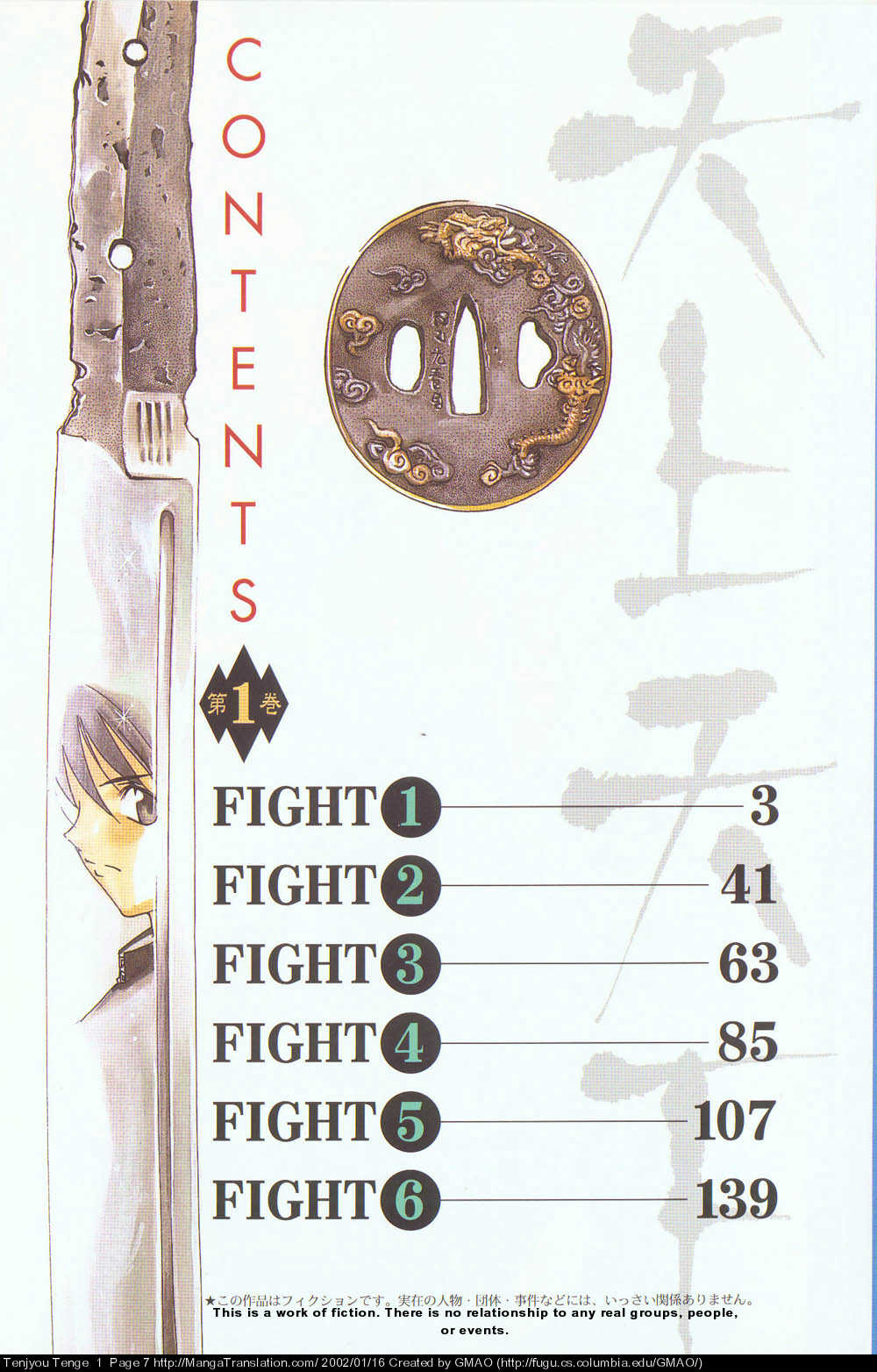 Halaman dari Tenjou Tenge Chapter 1