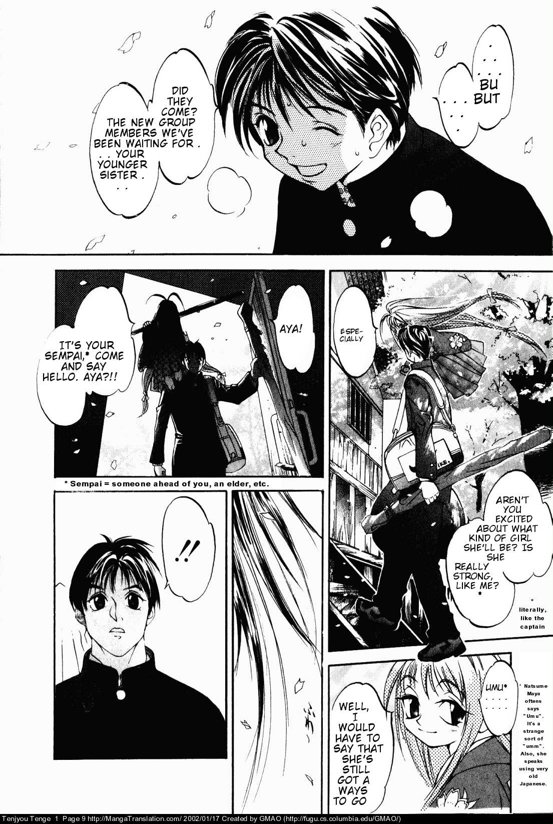 Halaman dari Tenjou Tenge Chapter 1