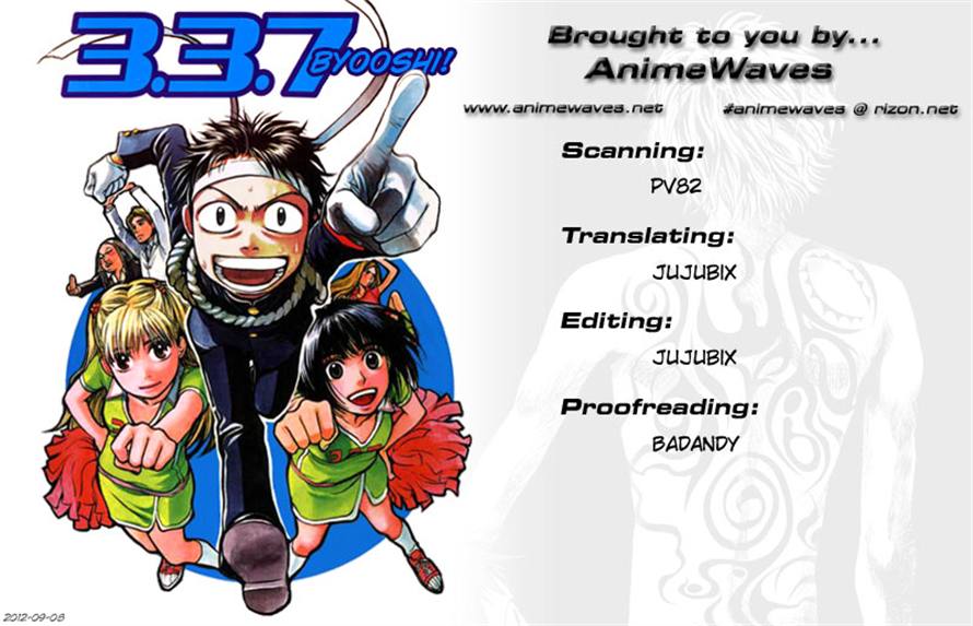 Halaman dari 3.3.7 Byooshi!! Chapter 81