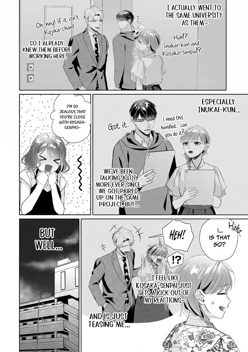 Ijiwaru Senpai to Ookina Kouhai ni Hasamare Douji Zeme!?: Ue mo Shita mo Issho ni Ijirare Torotoro ni Chapter 1 Page 9