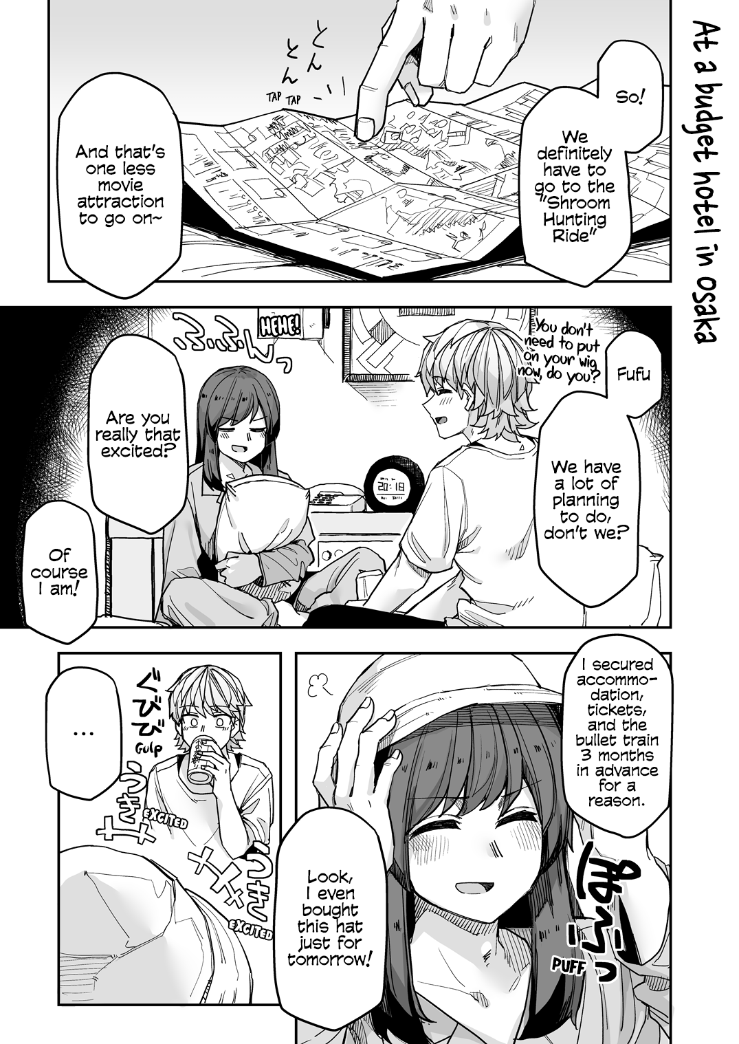 Halaman dari Ikemen Joshi to Josou Danshi Chapter 110