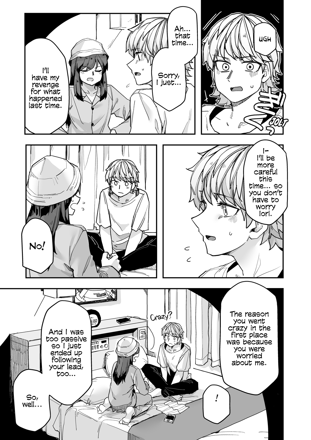 Halaman dari Ikemen Joshi to Josou Danshi Chapter 110