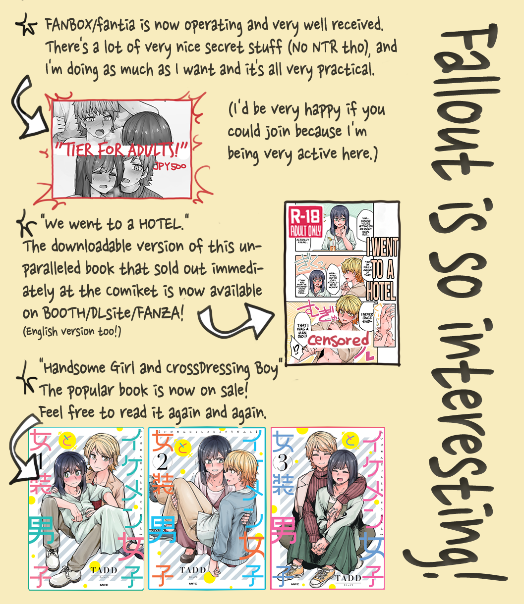 Halaman dari Ikemen Joshi to Josou Danshi Chapter 110