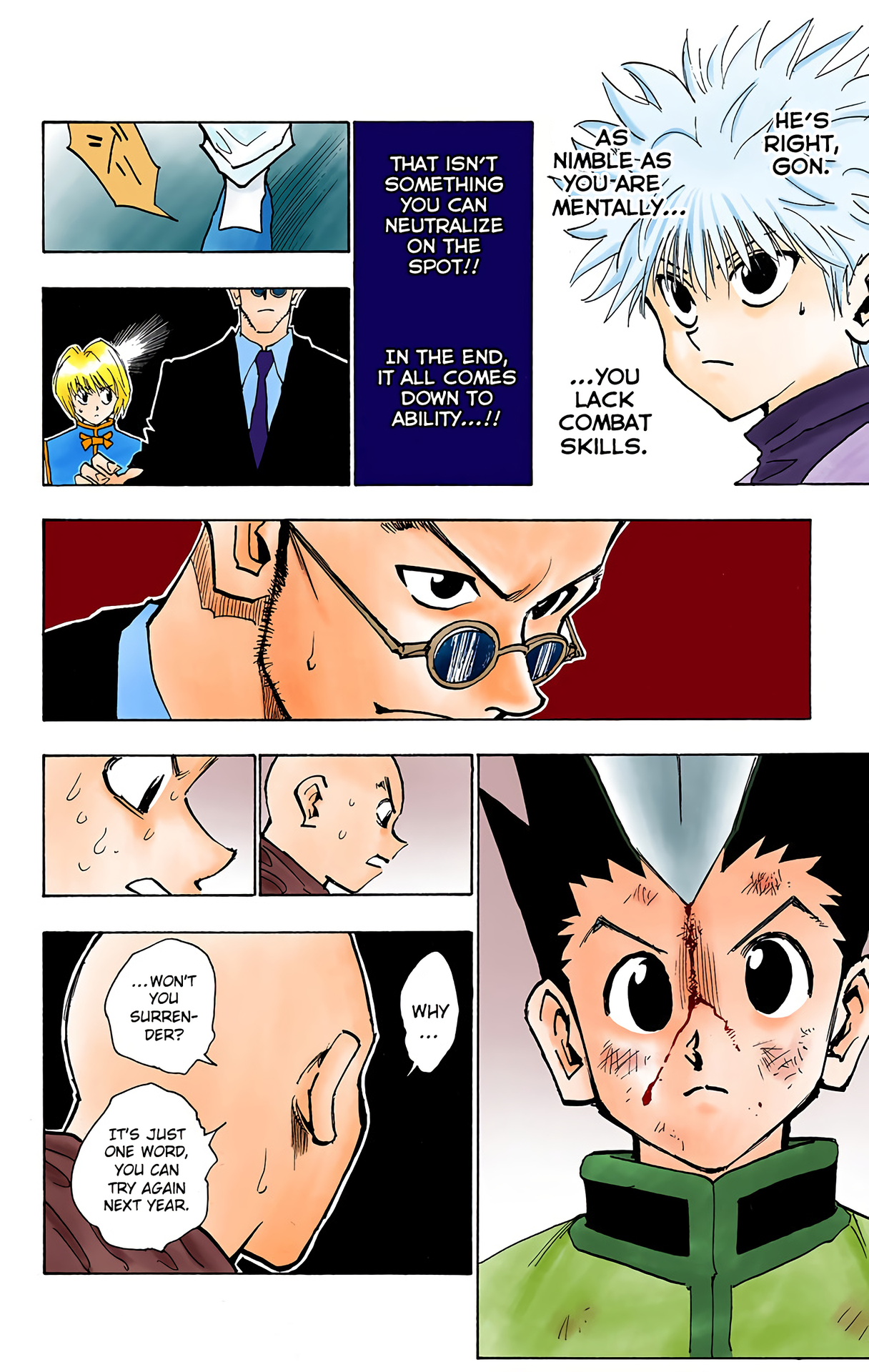 Halaman dari HUNTER x HUNTER (Official Colored) Chapter 34