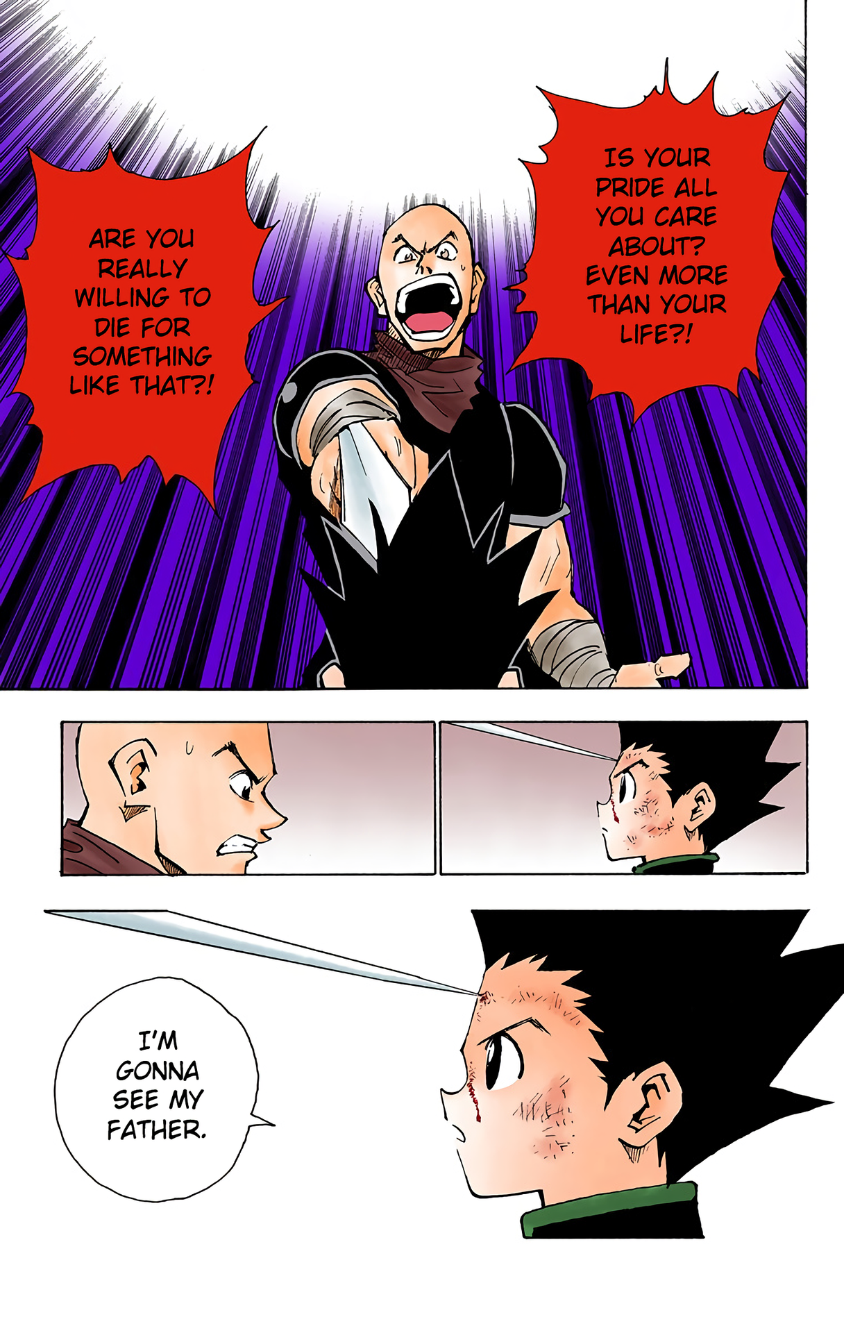 Halaman dari HUNTER x HUNTER (Official Colored) Chapter 34
