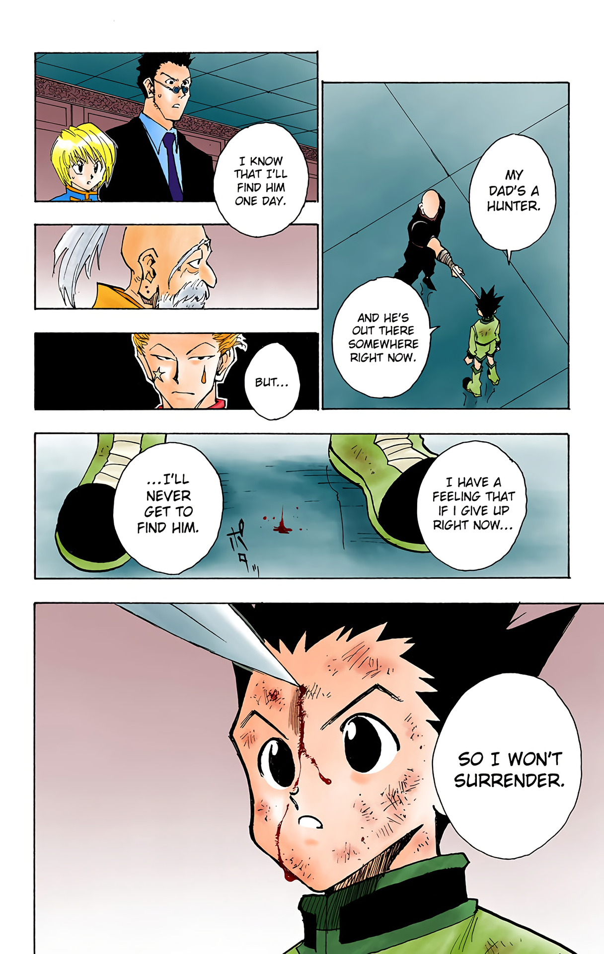 Halaman dari HUNTER x HUNTER (Official Colored) Chapter 34