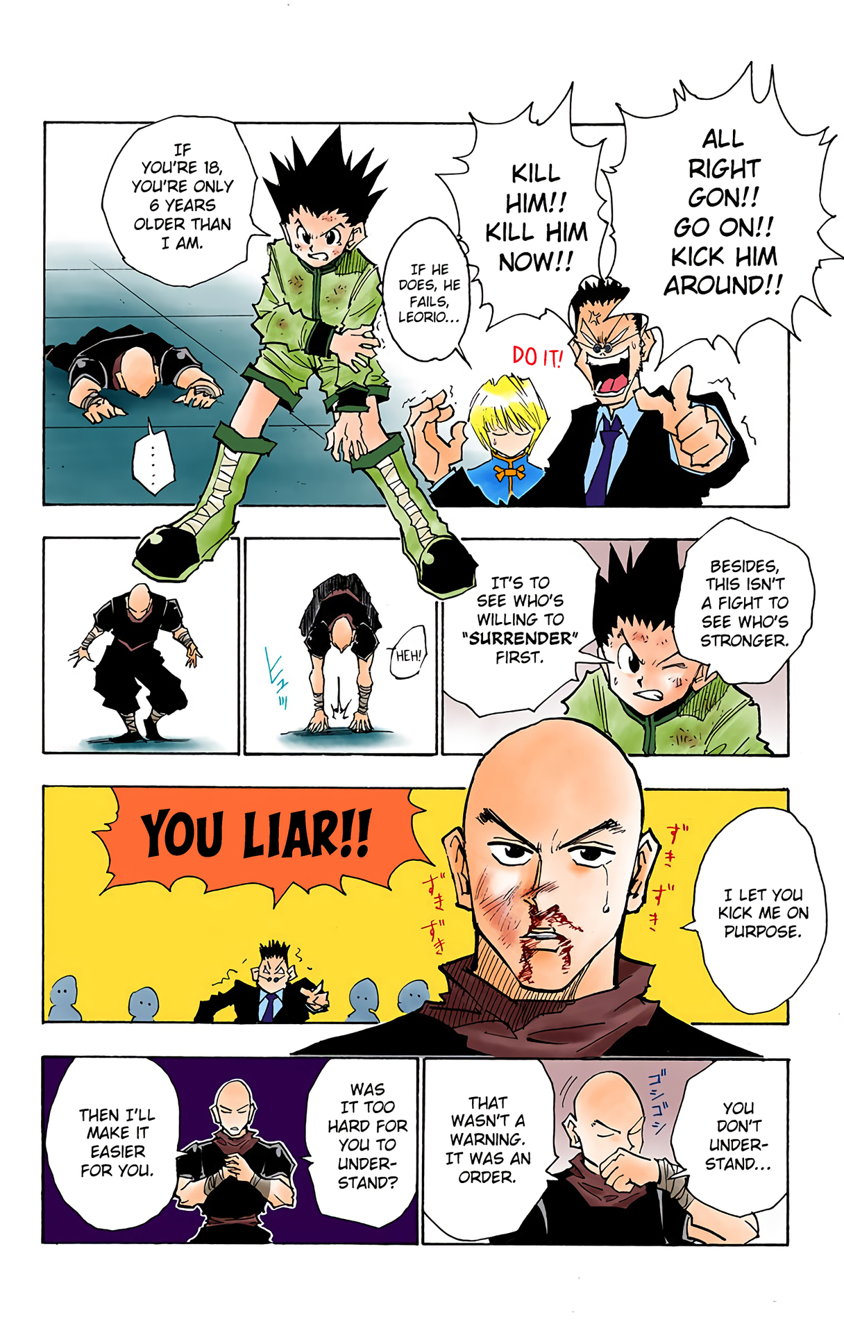 Halaman dari HUNTER x HUNTER (Official Colored) Chapter 34