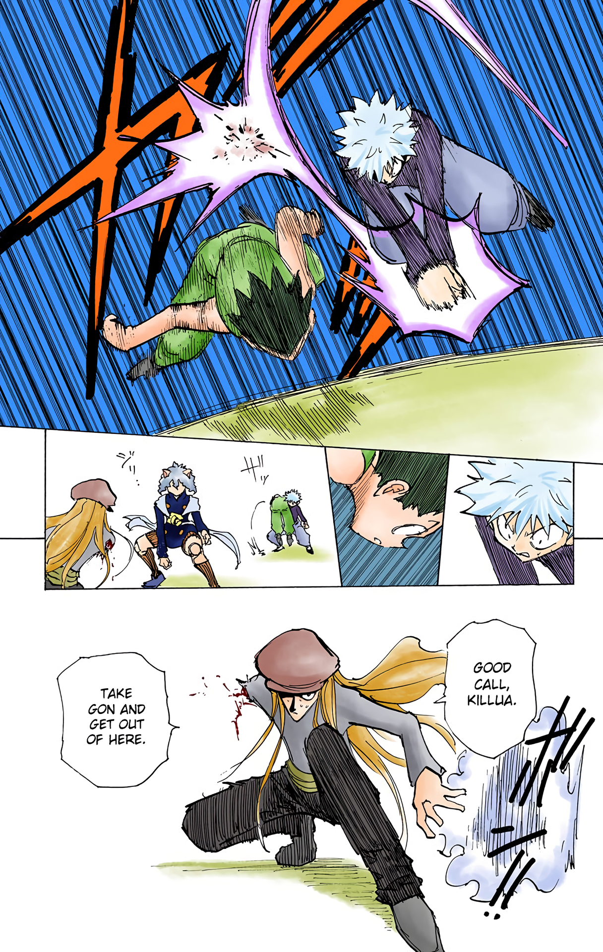 Halaman dari HUNTER x HUNTER (Official Colored) Chapter 198