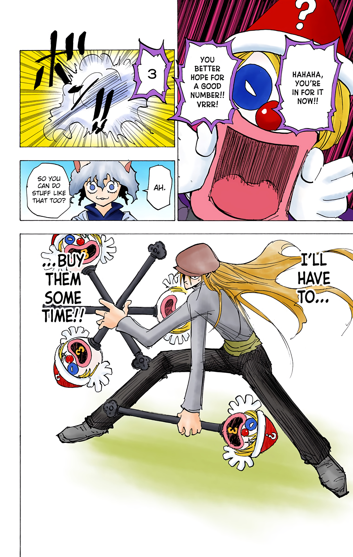Halaman dari HUNTER x HUNTER (Official Colored) Chapter 198