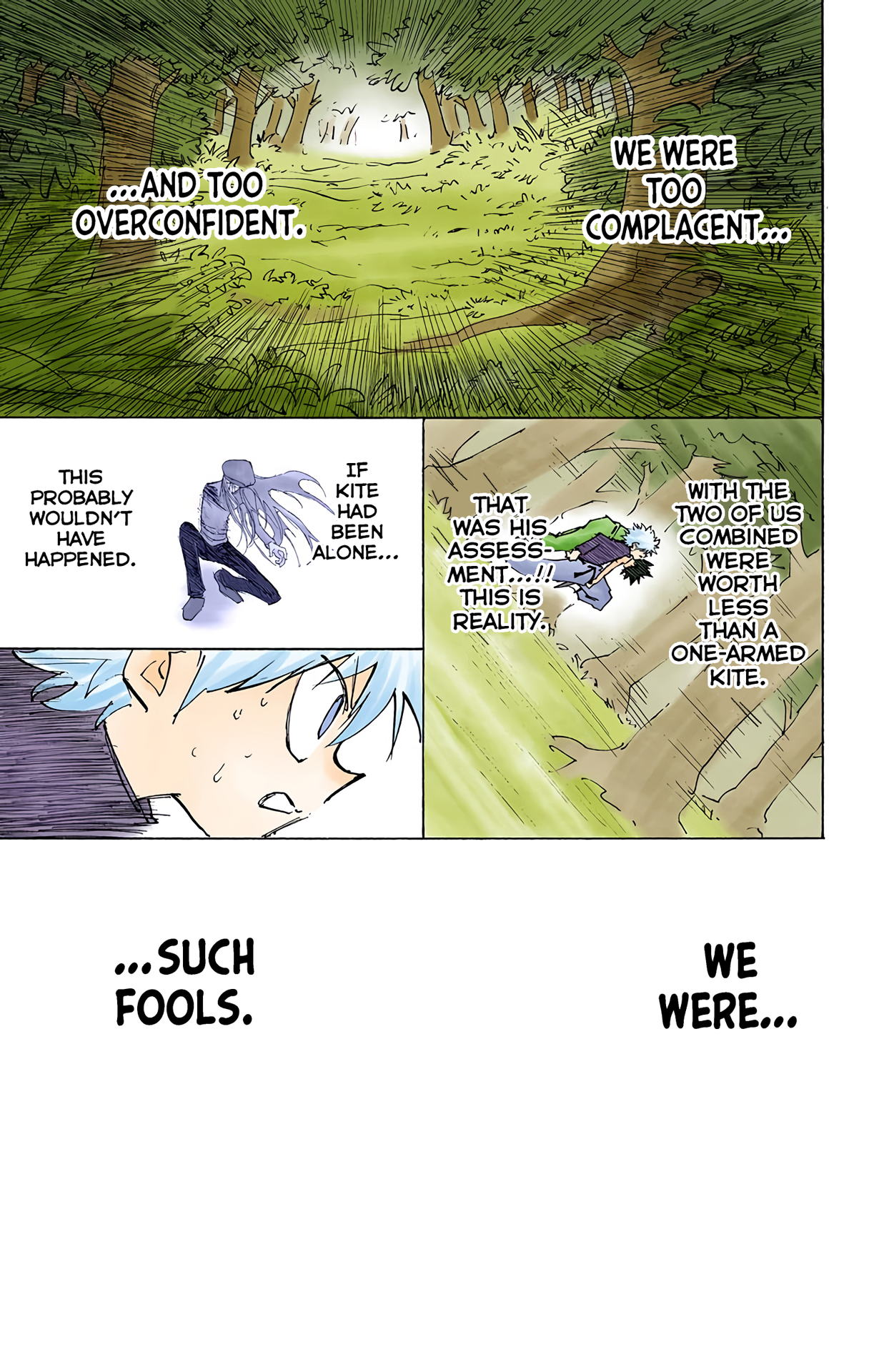 Halaman dari HUNTER x HUNTER (Official Colored) Chapter 198