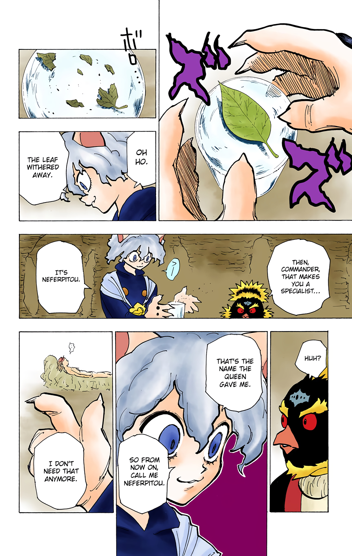 Halaman dari HUNTER x HUNTER (Official Colored) Chapter 198