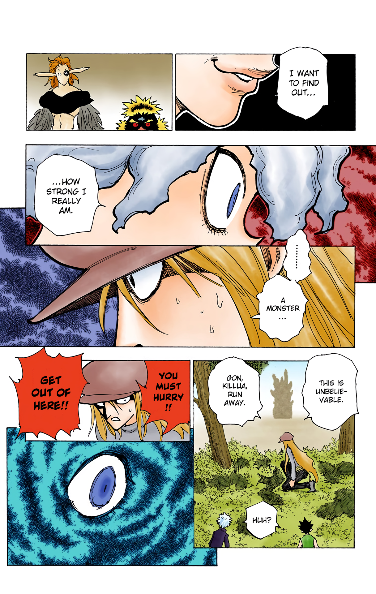 Halaman dari HUNTER x HUNTER (Official Colored) Chapter 198