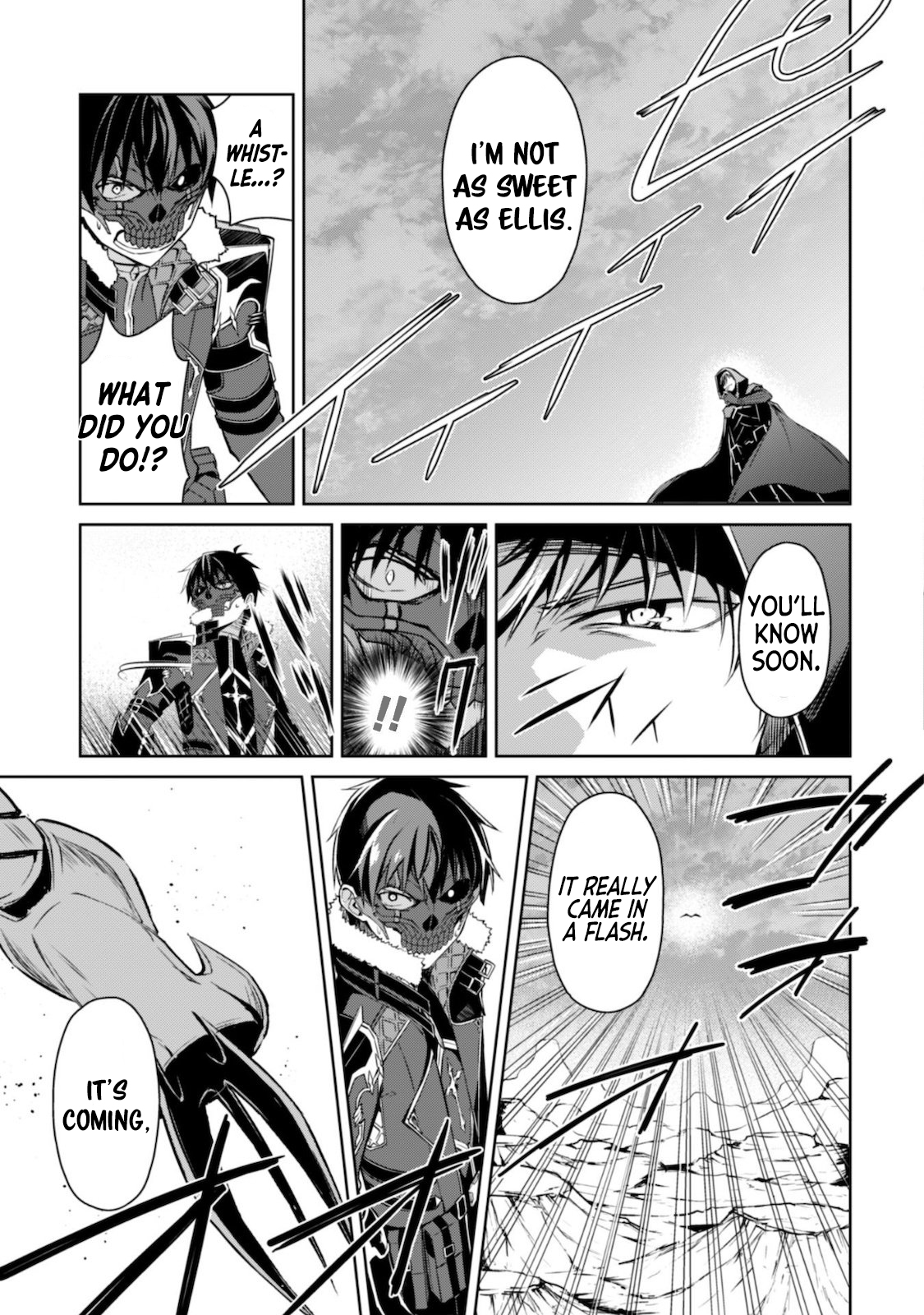 Halaman dari Boushoku no Berserk ~Ore dake Level to Iu Gainen wo Toppa suru~ Chapter 28