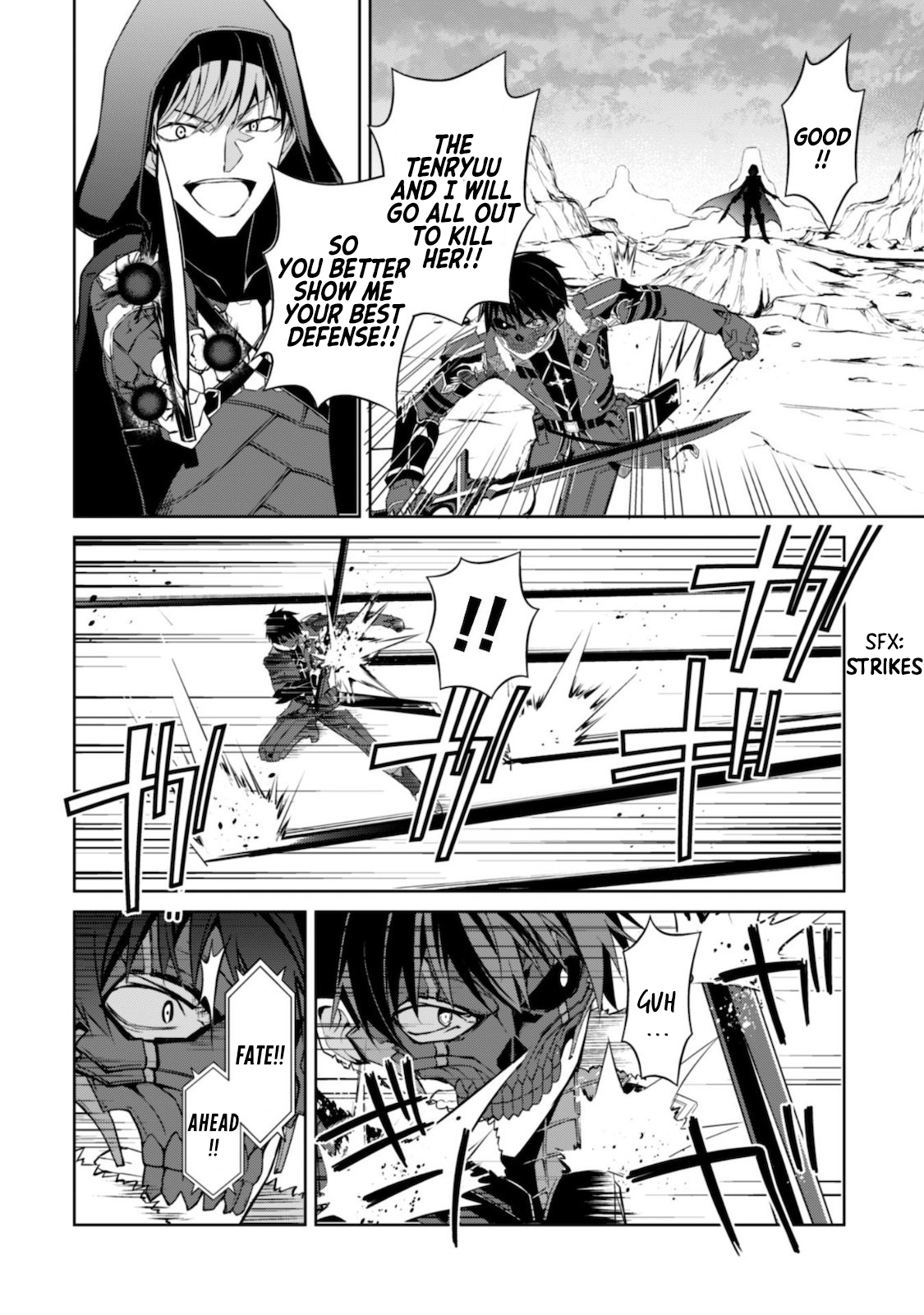 Halaman dari Boushoku no Berserk ~Ore dake Level to Iu Gainen wo Toppa suru~ Chapter 28