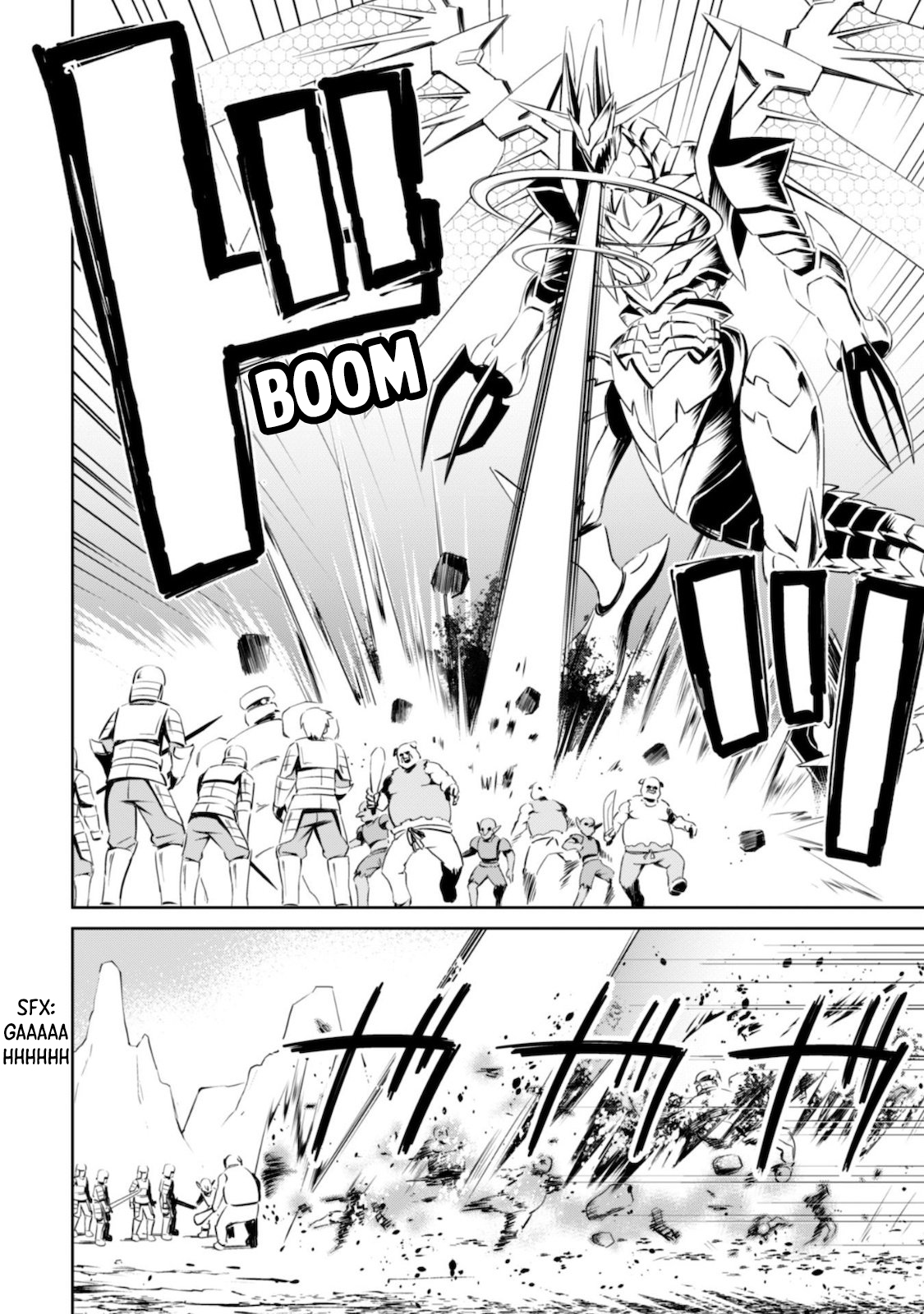 Halaman dari Boushoku no Berserk ~Ore dake Level to Iu Gainen wo Toppa suru~ Chapter 28