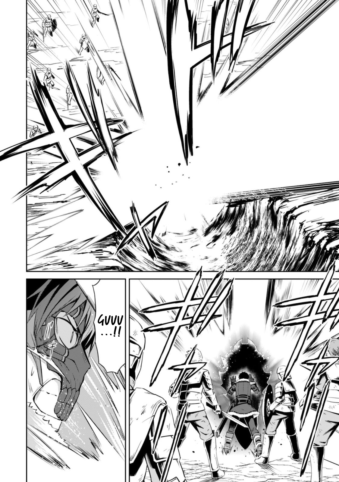 Halaman dari Boushoku no Berserk ~Ore dake Level to Iu Gainen wo Toppa suru~ Chapter 28