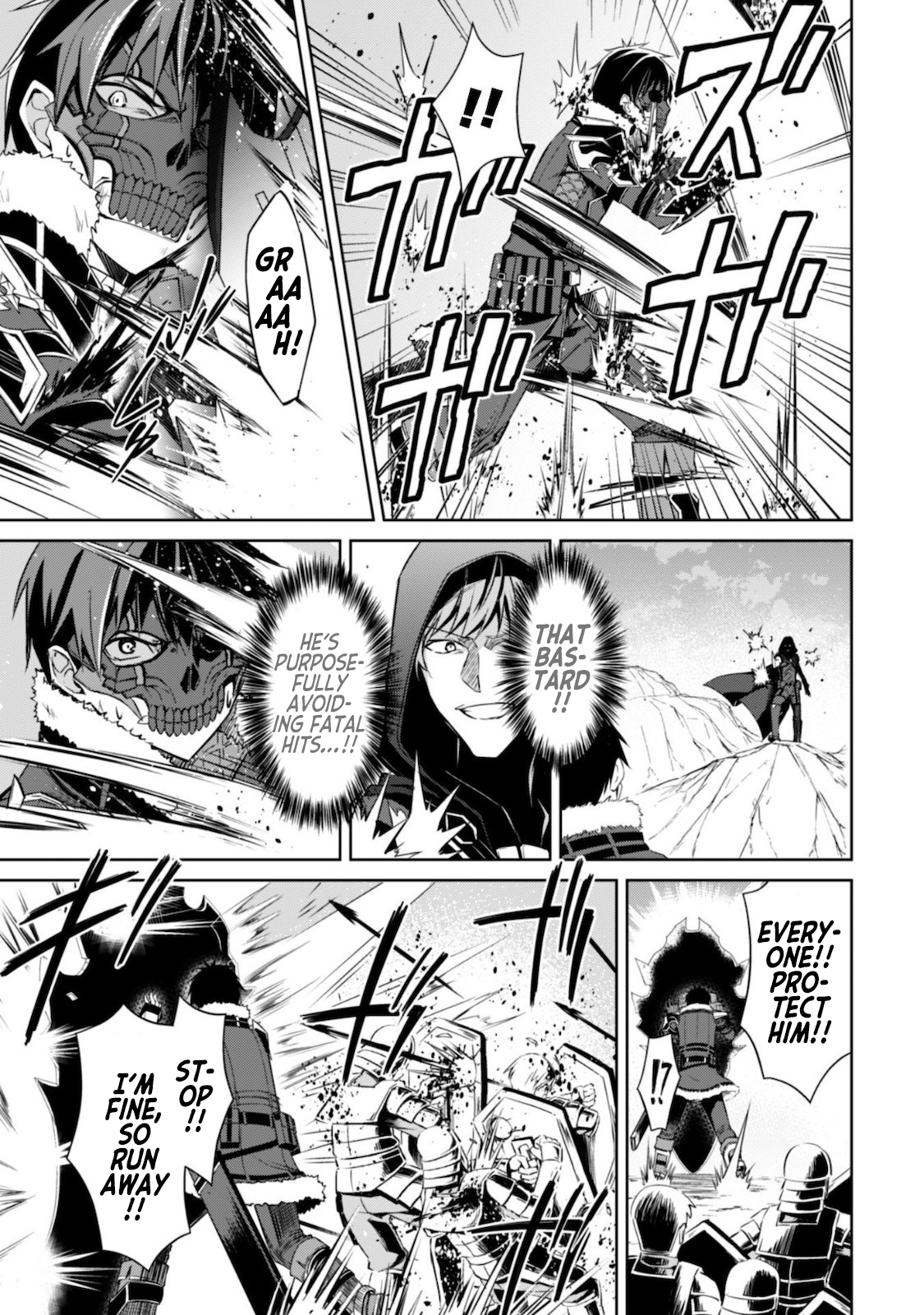 Halaman dari Boushoku no Berserk ~Ore dake Level to Iu Gainen wo Toppa suru~ Chapter 28