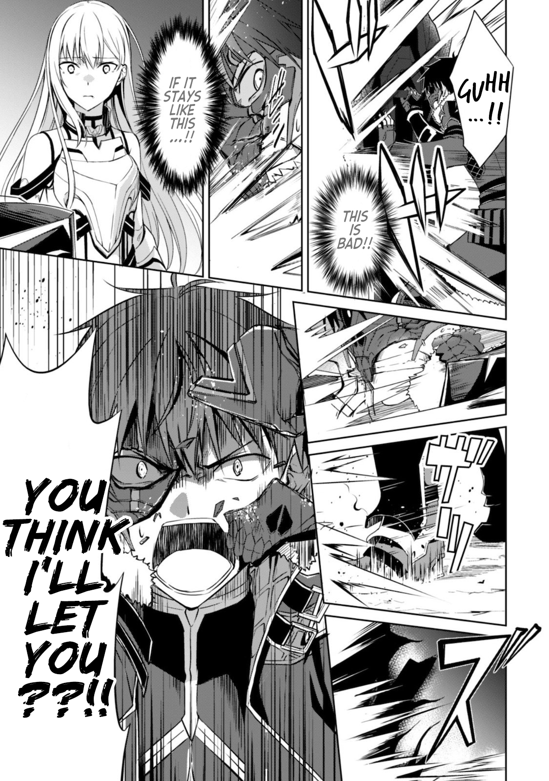 Halaman dari Boushoku no Berserk ~Ore dake Level to Iu Gainen wo Toppa suru~ Chapter 28